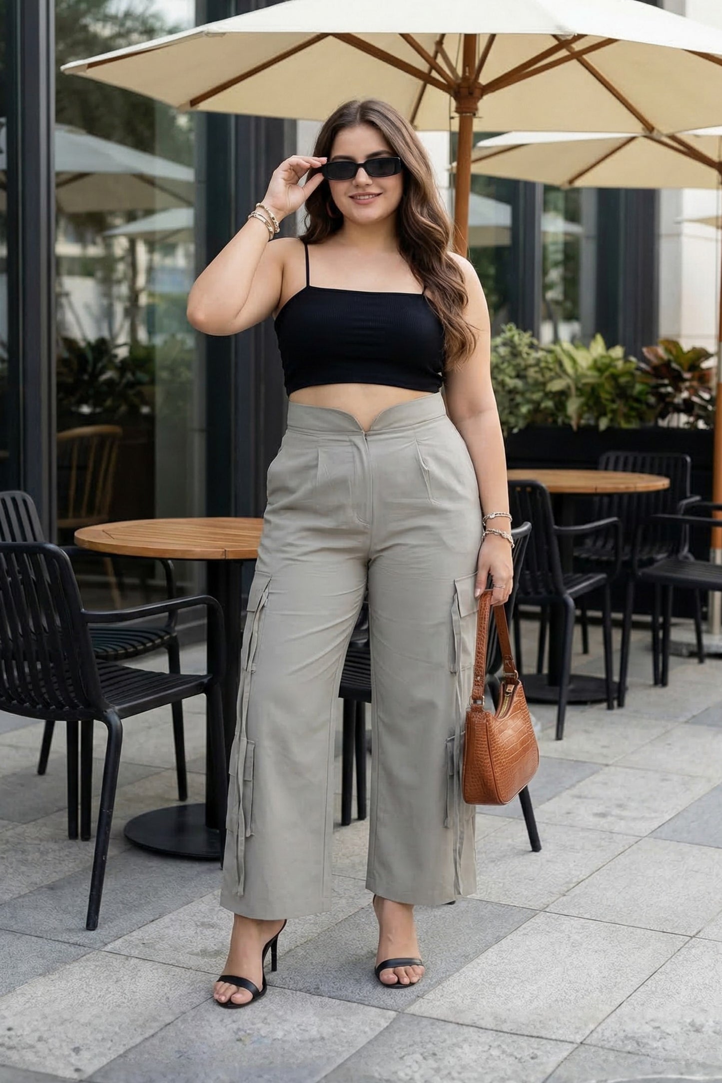 Olive High Waist Pant