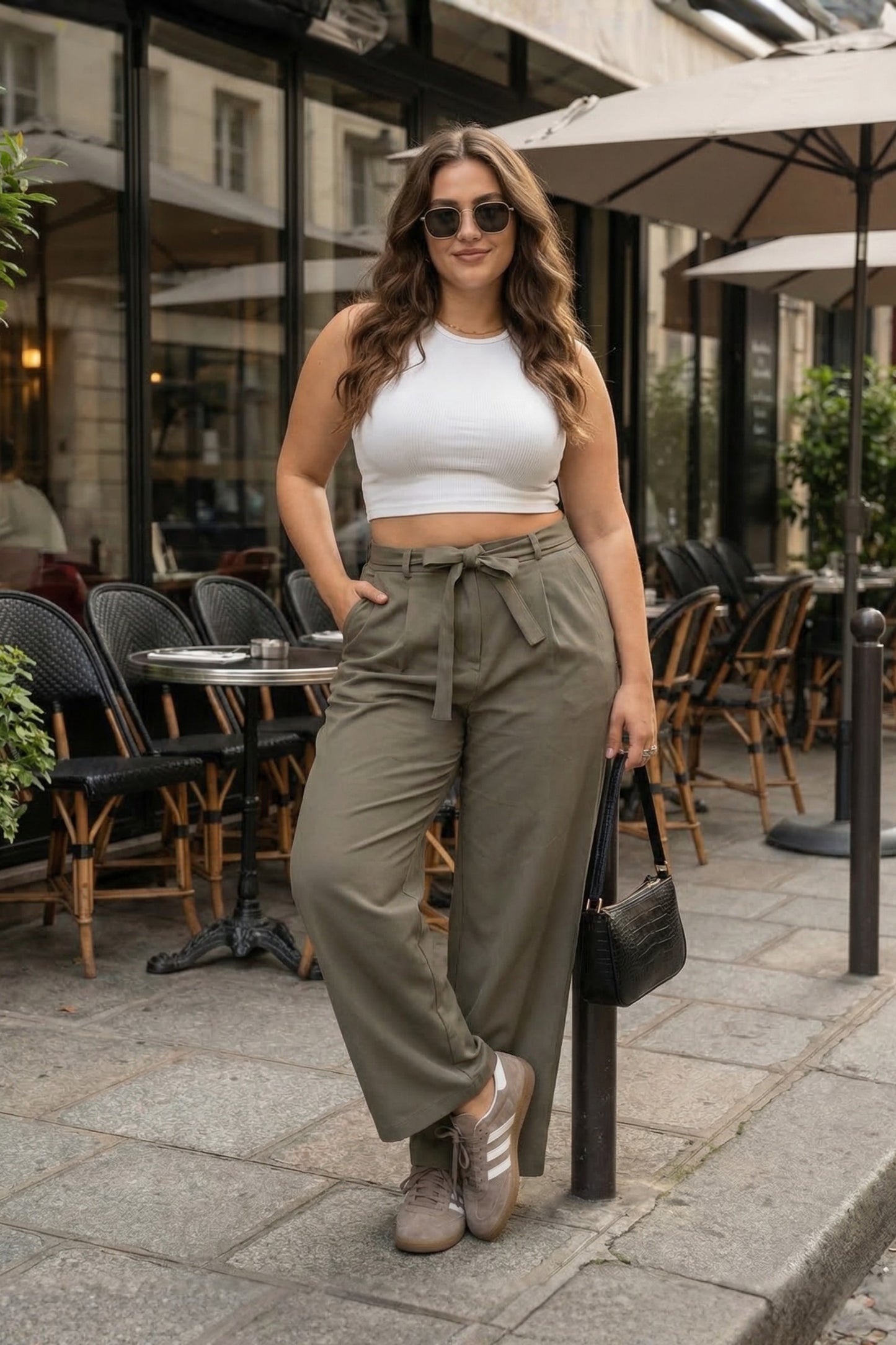 Grey Drawstring Pants