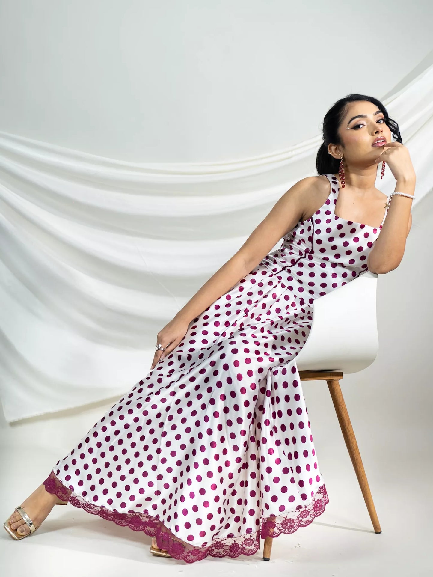 Polka Princess Maxi dress
