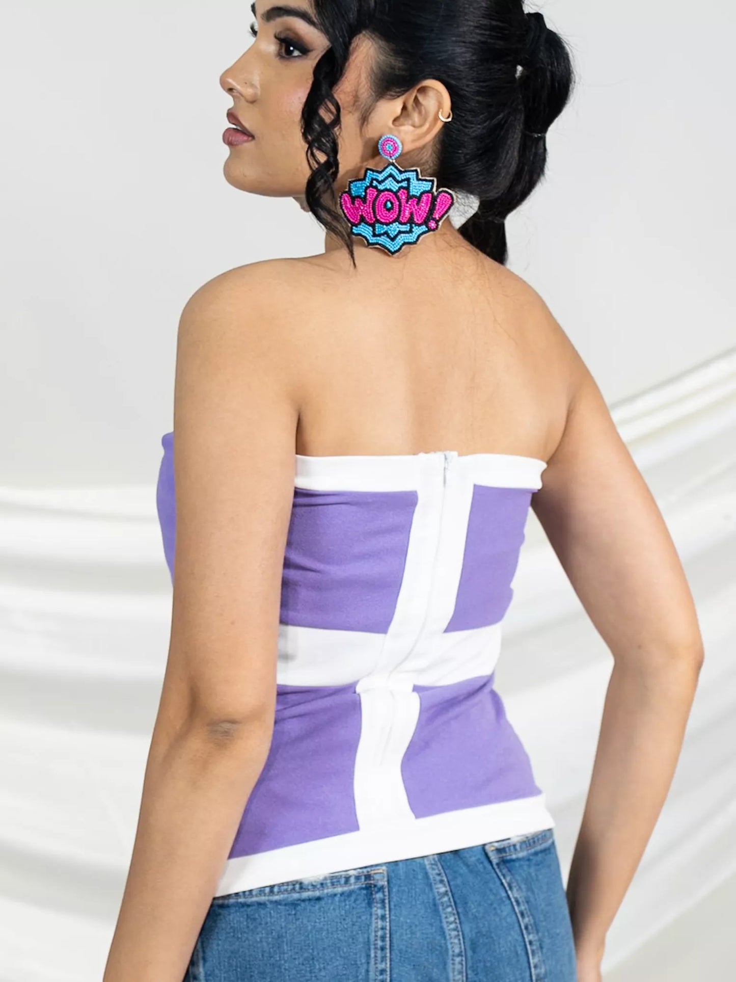 Lavender Off Shoulder Top