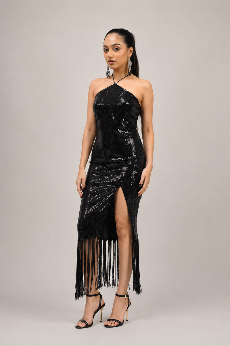 Eclipse Elegance Sequin Dress
