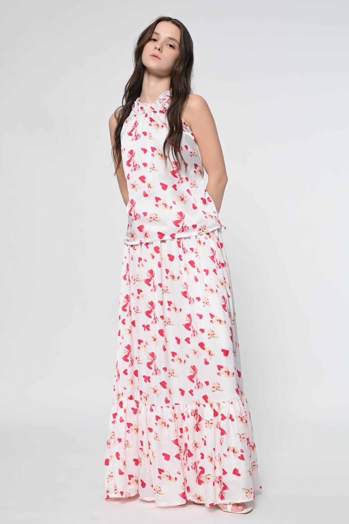 Butterfly Print Co-ord Set