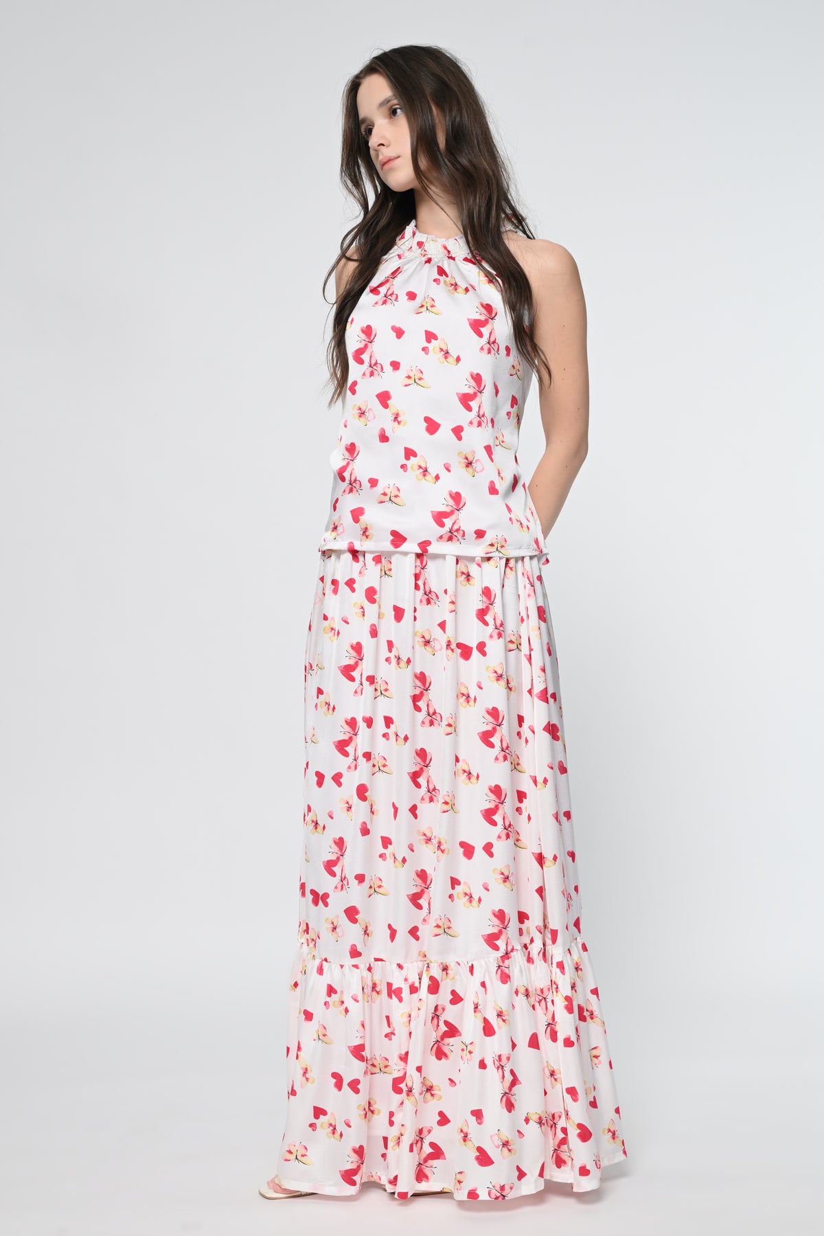 Butterfly Print Co-ord Set
