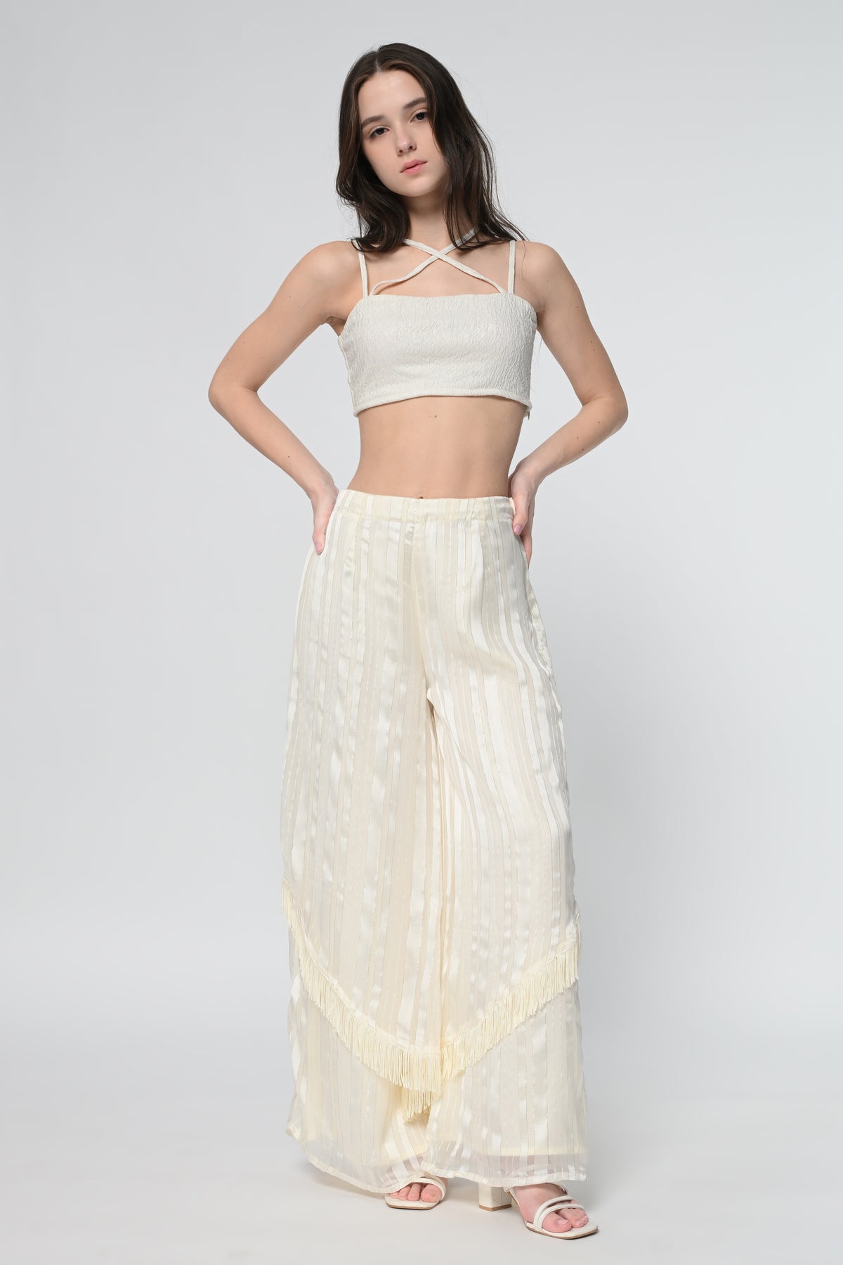 Boho-Glam Criss-Cross Co-ord Set