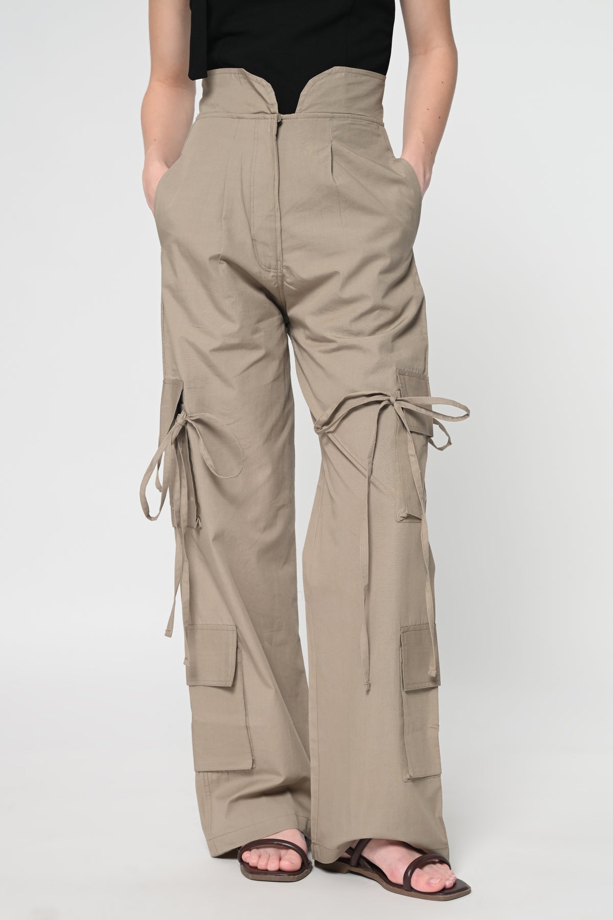 Olive High Waist Pant