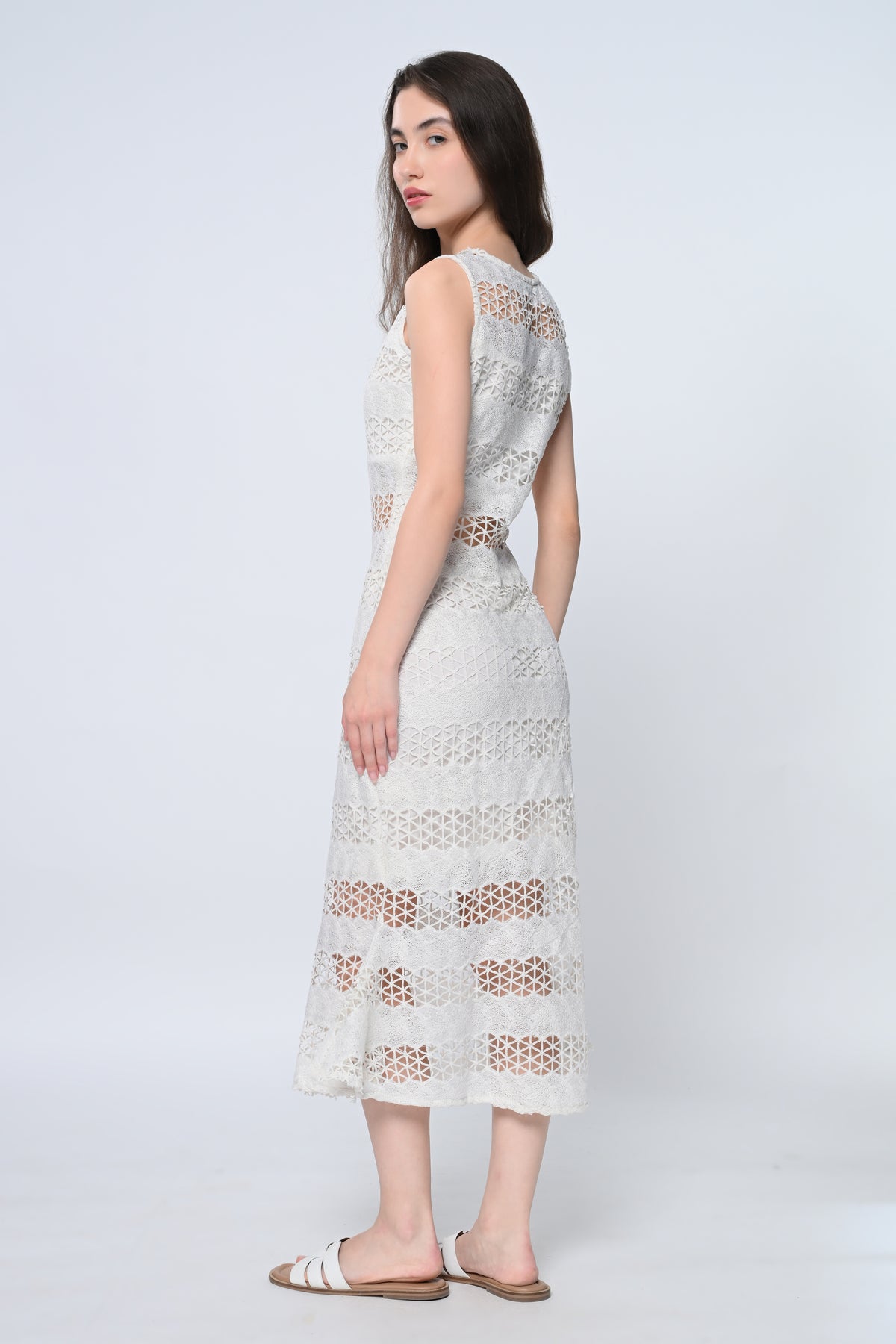 Sculpted Crochet Dress