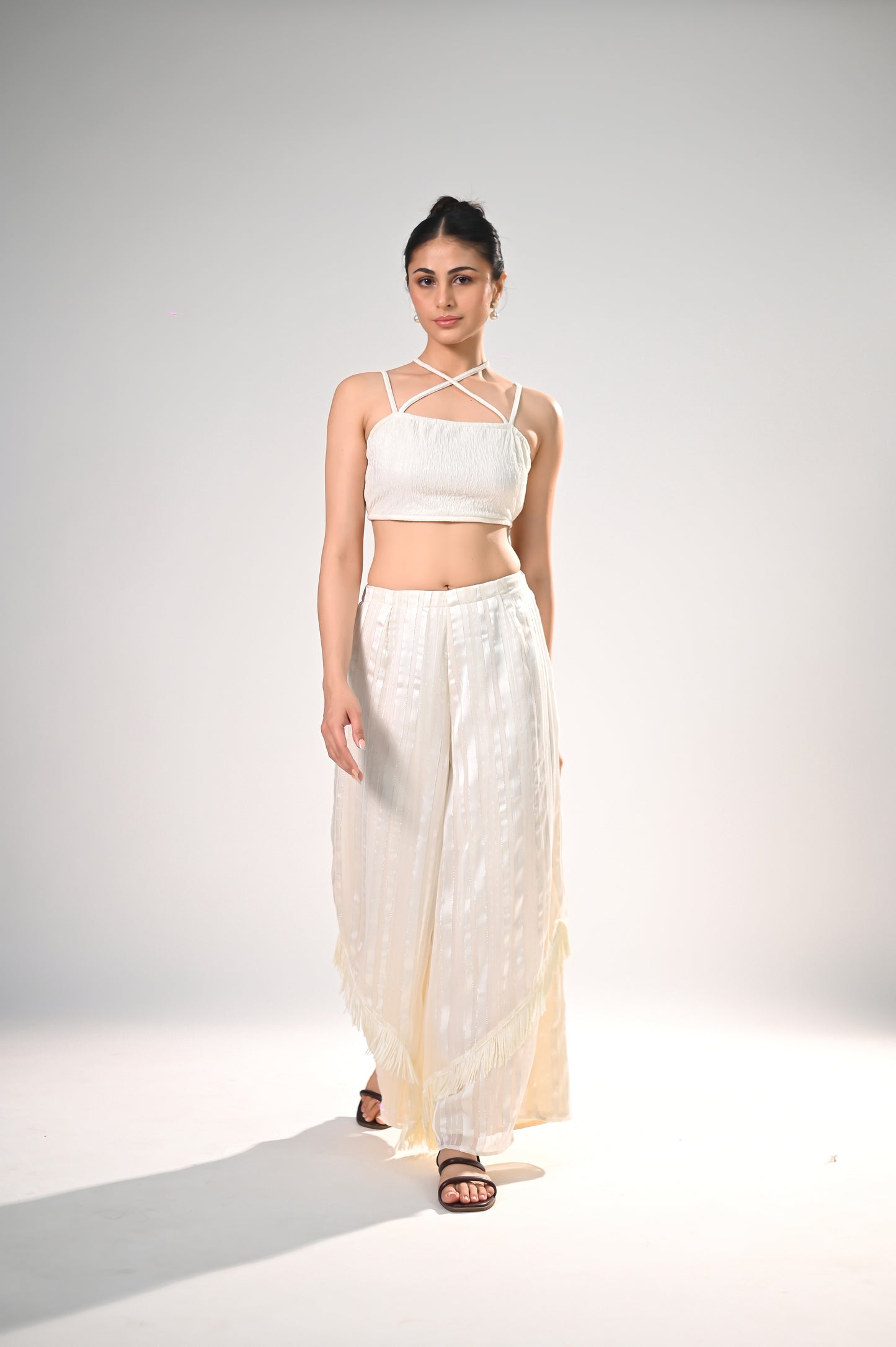 Boho-Glam Criss-Cross Co-ord Set