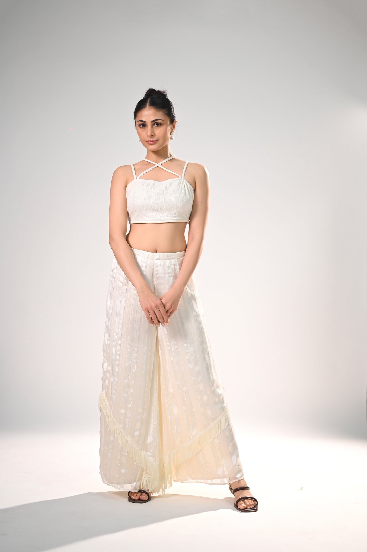 Boho-Glam Criss-Cross Co-ord Set