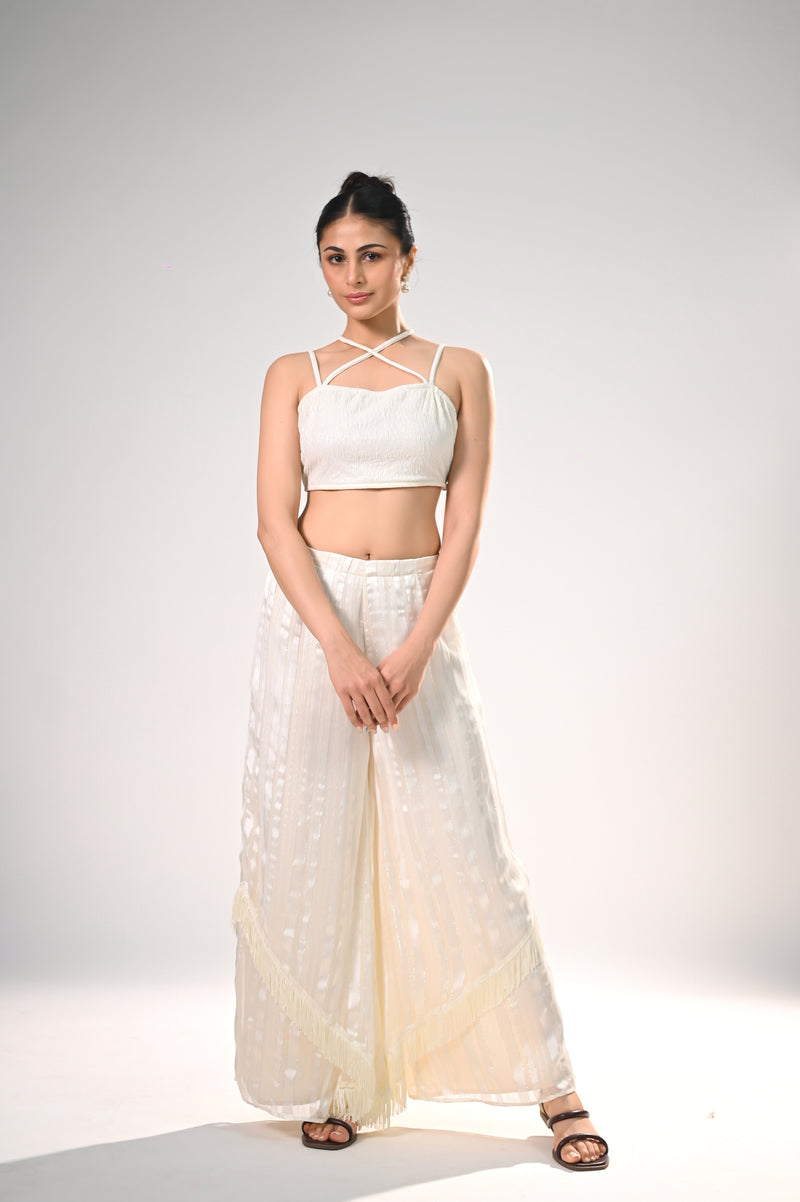 Boho-Glam Criss-Cross Co-ord Set
