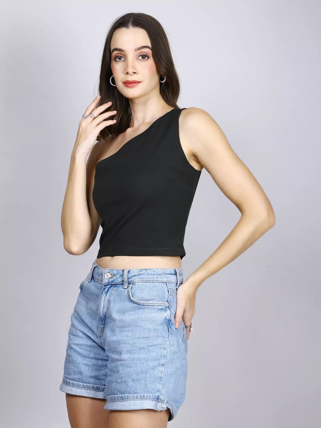Olive Back Knot Top