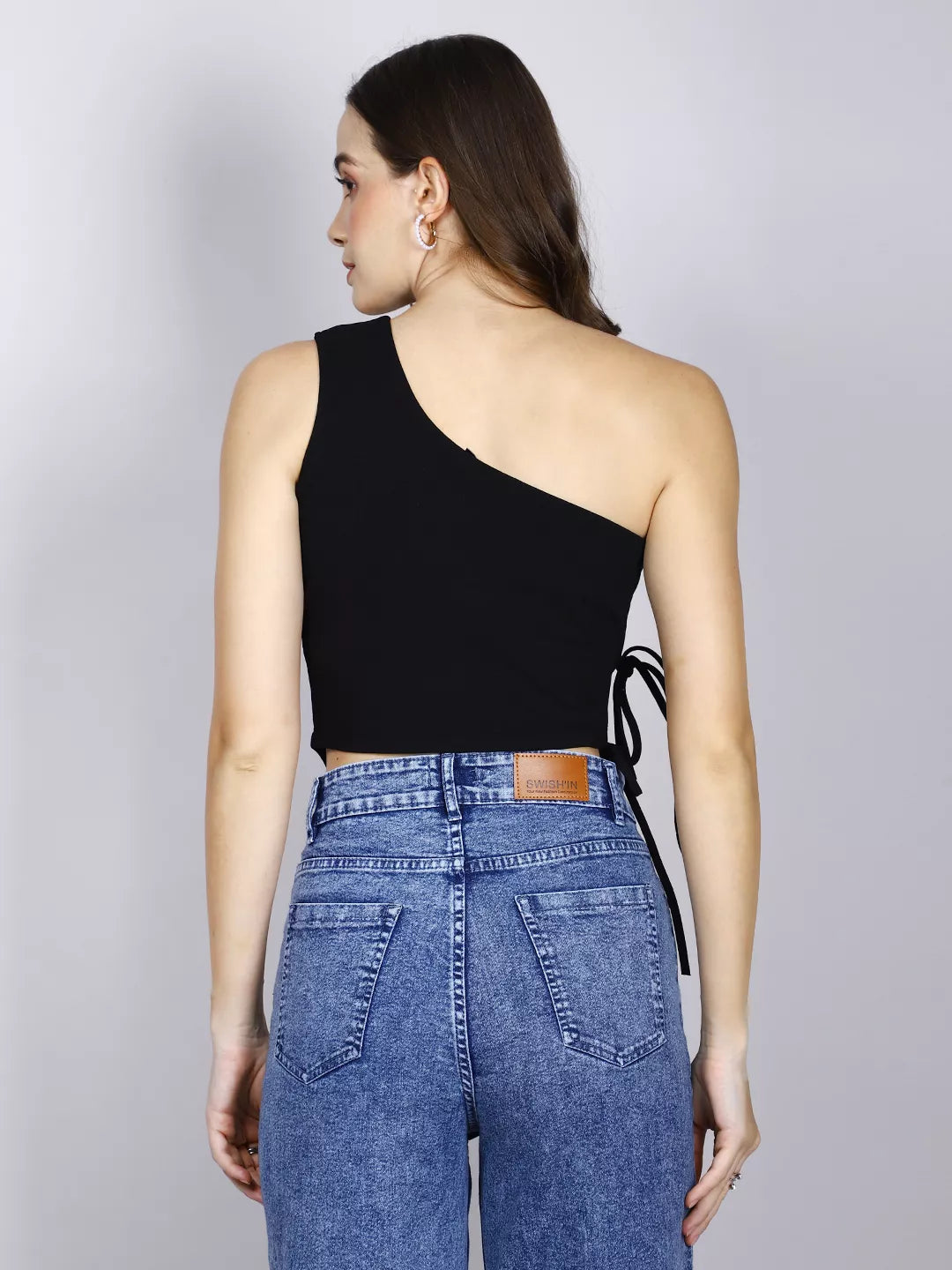Black Tie Crop Top