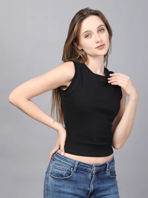Black Rib Top