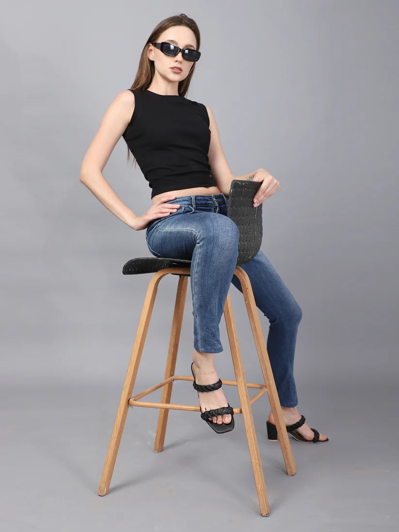 Black Rib Top