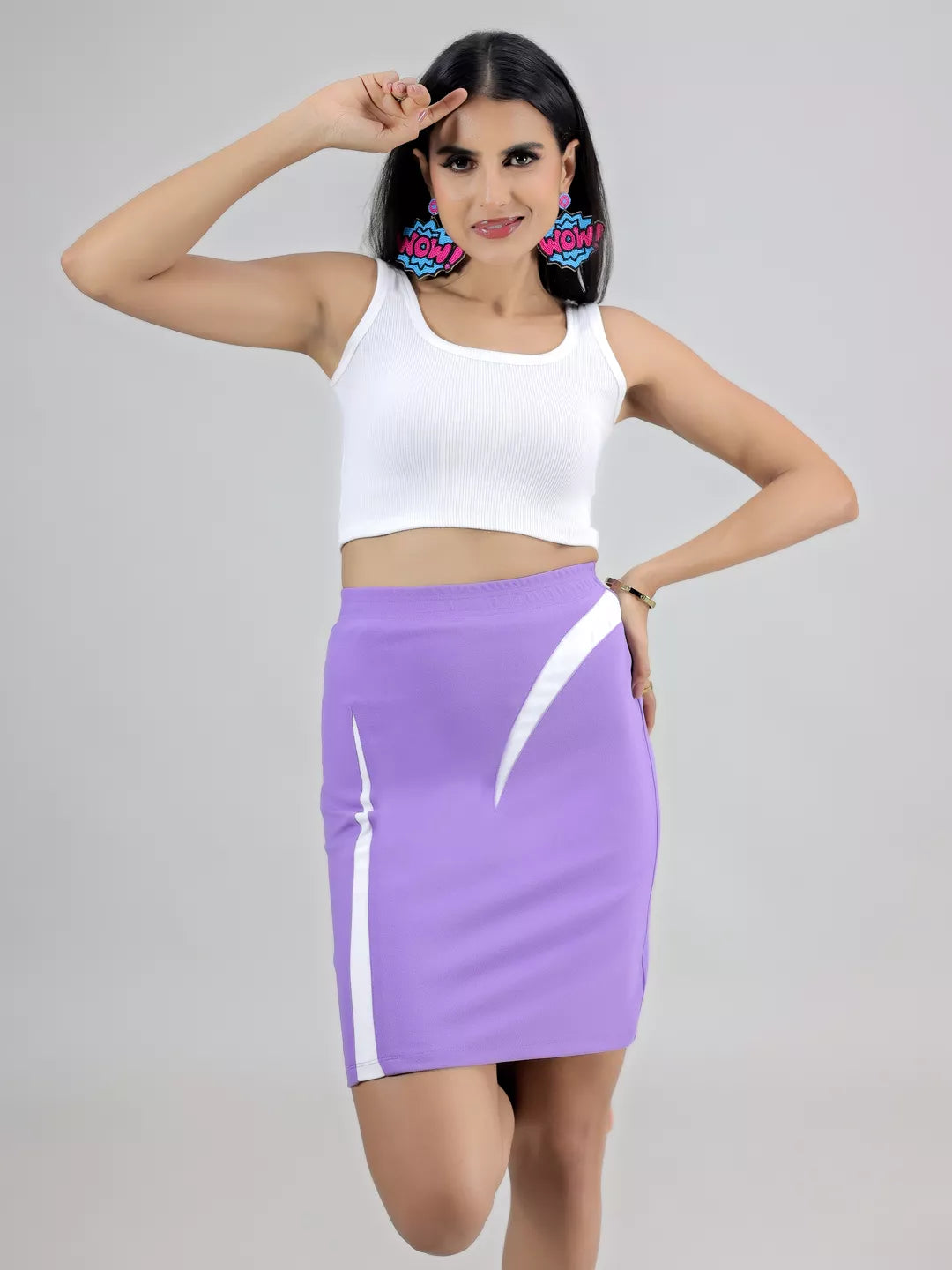 Lavender Mini Skirt