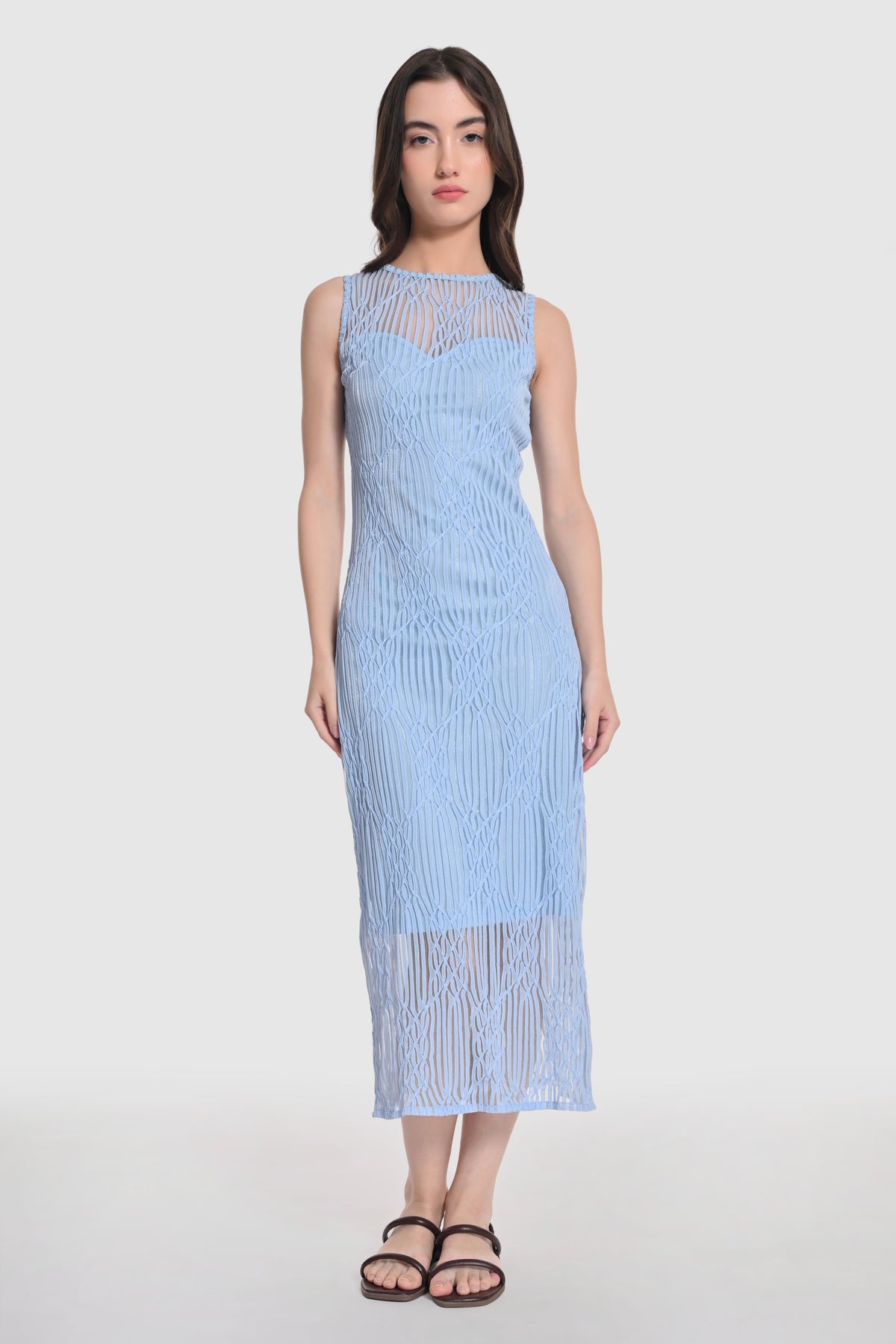 Linear Grace Bodycon Dress