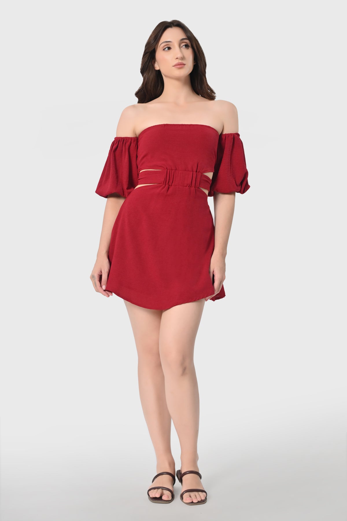 Velvet Rose Mini Dress