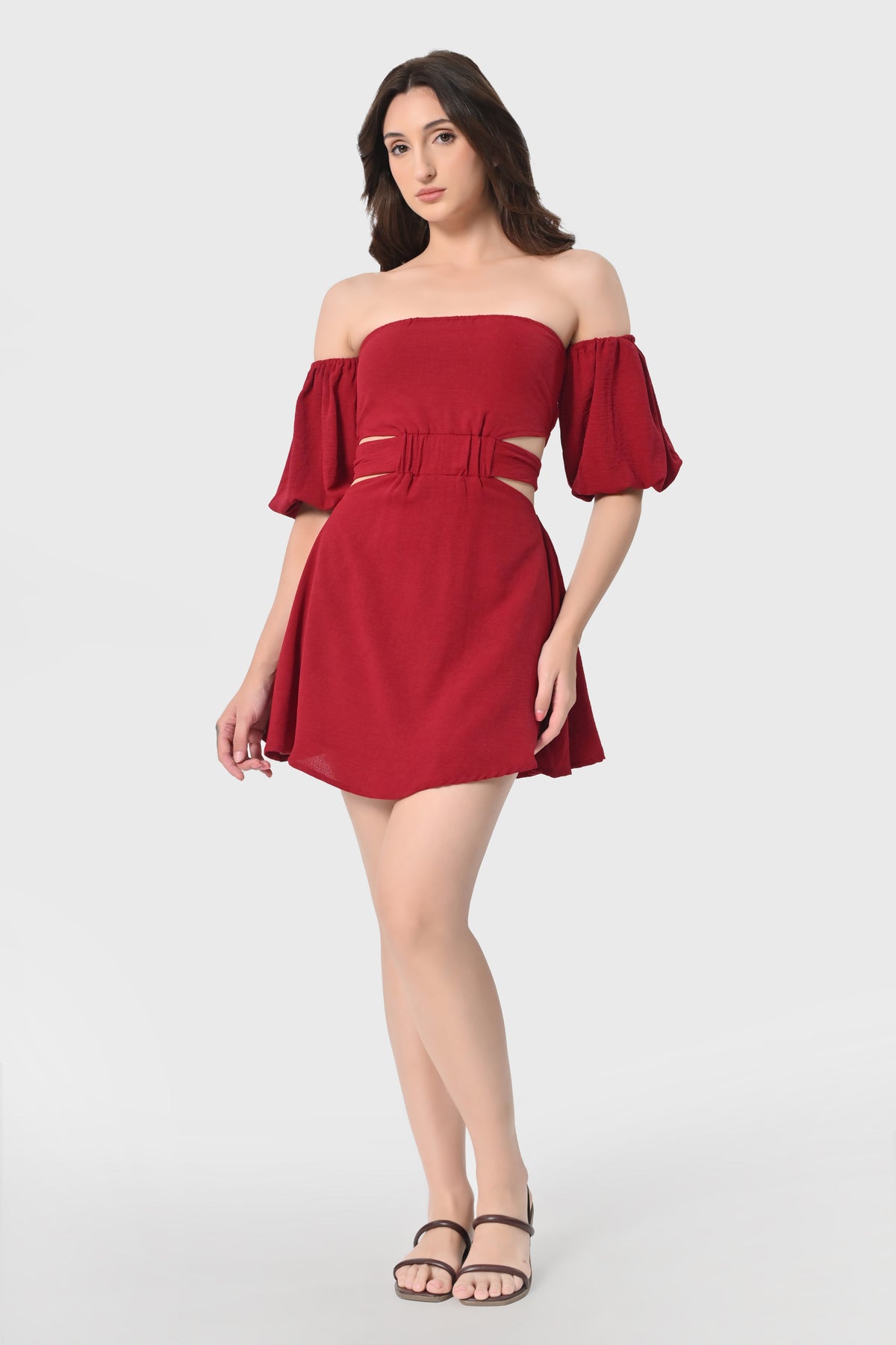 Velvet Rose Mini Dress