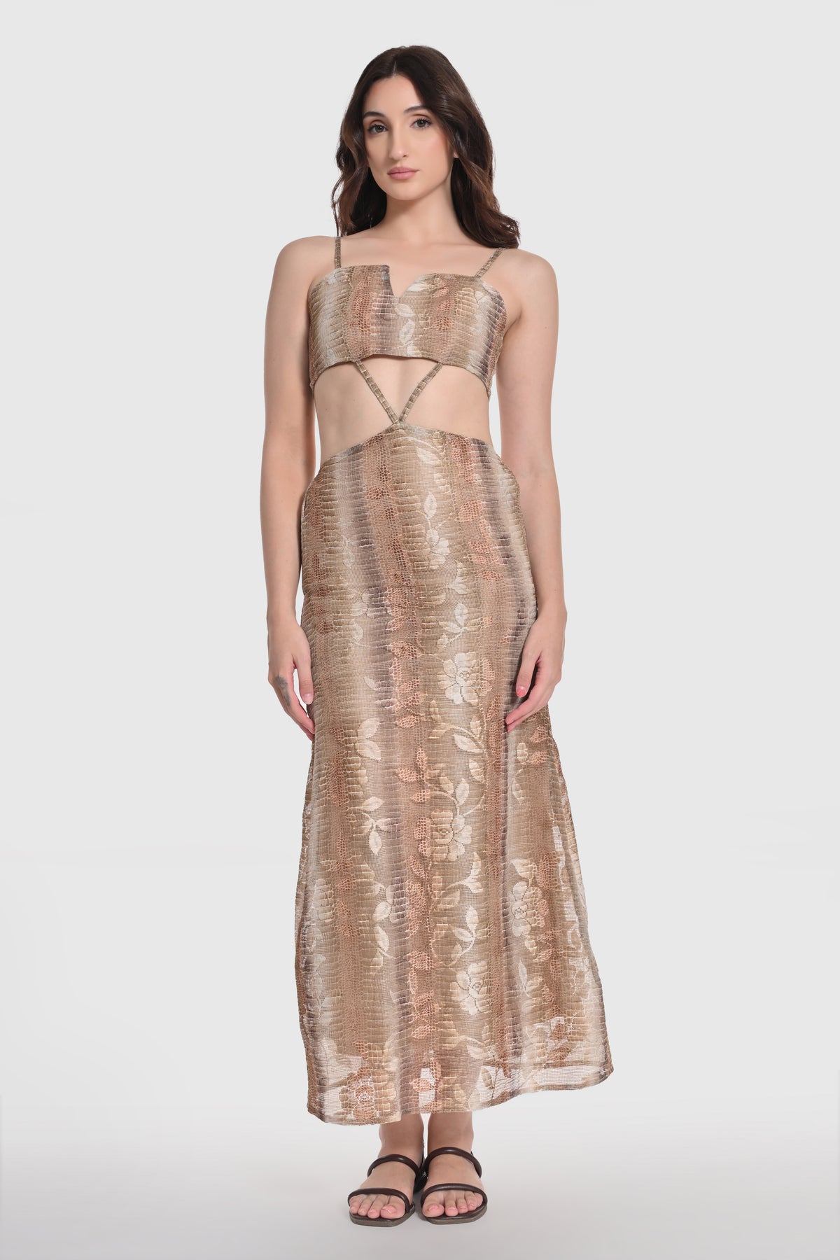 Rustic Luxe Strappy Dress