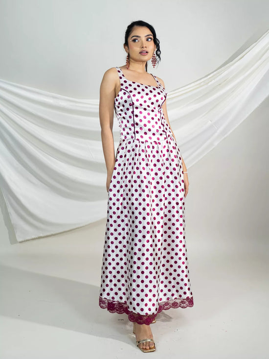 Polka Princess Maxi dress