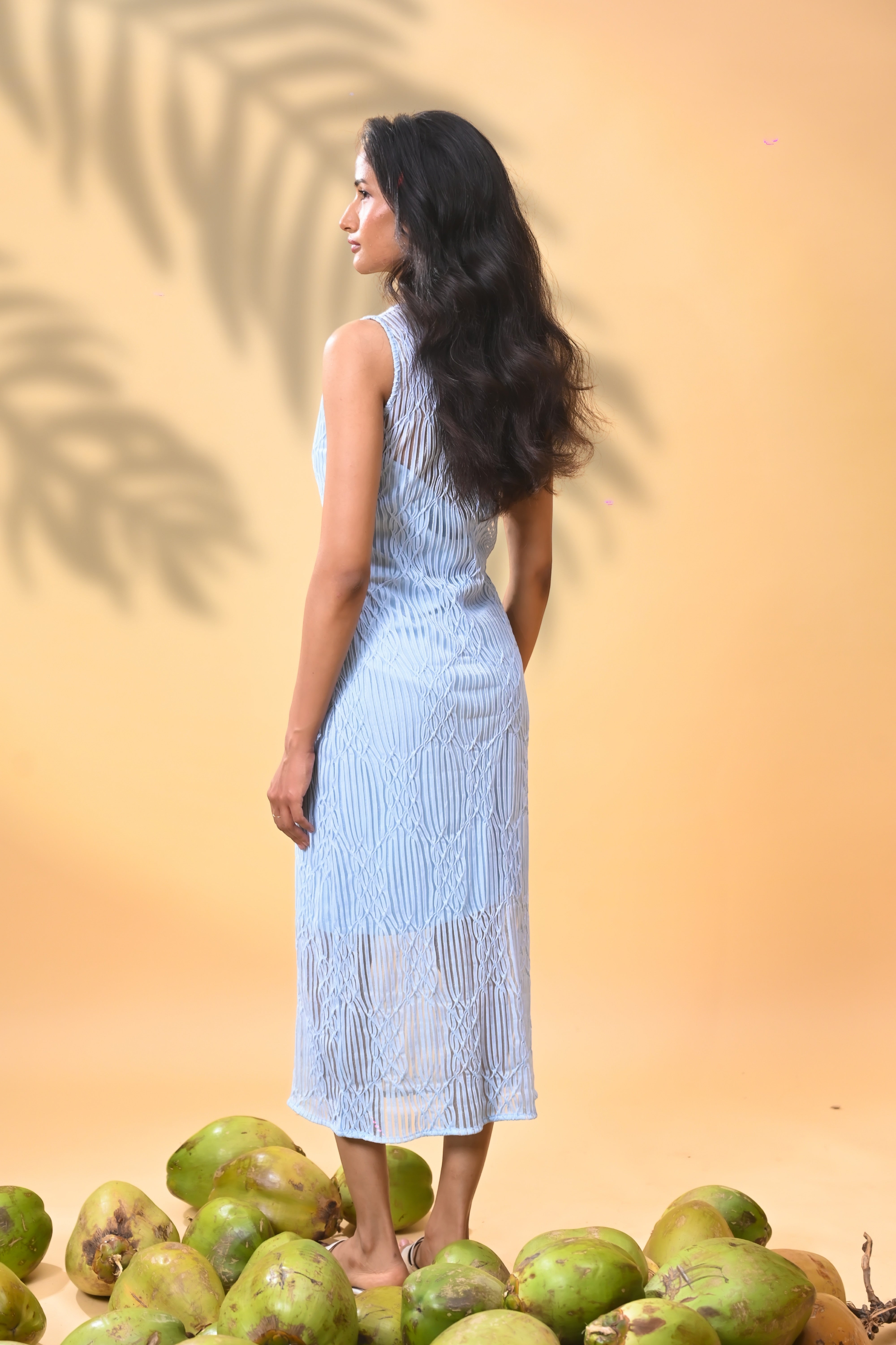 Linear Grace Bodycon Dress