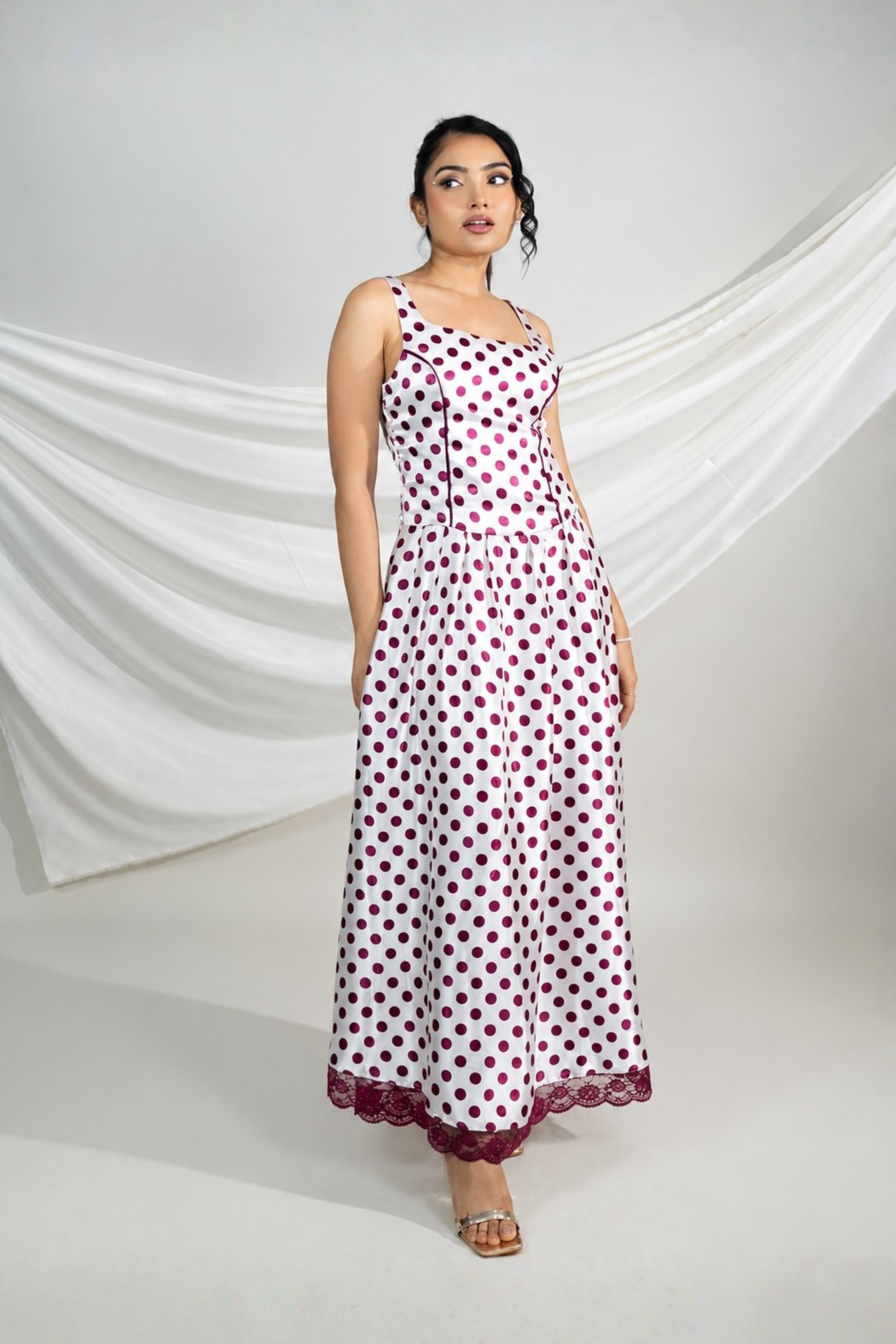 Polka Princess Maxi dress