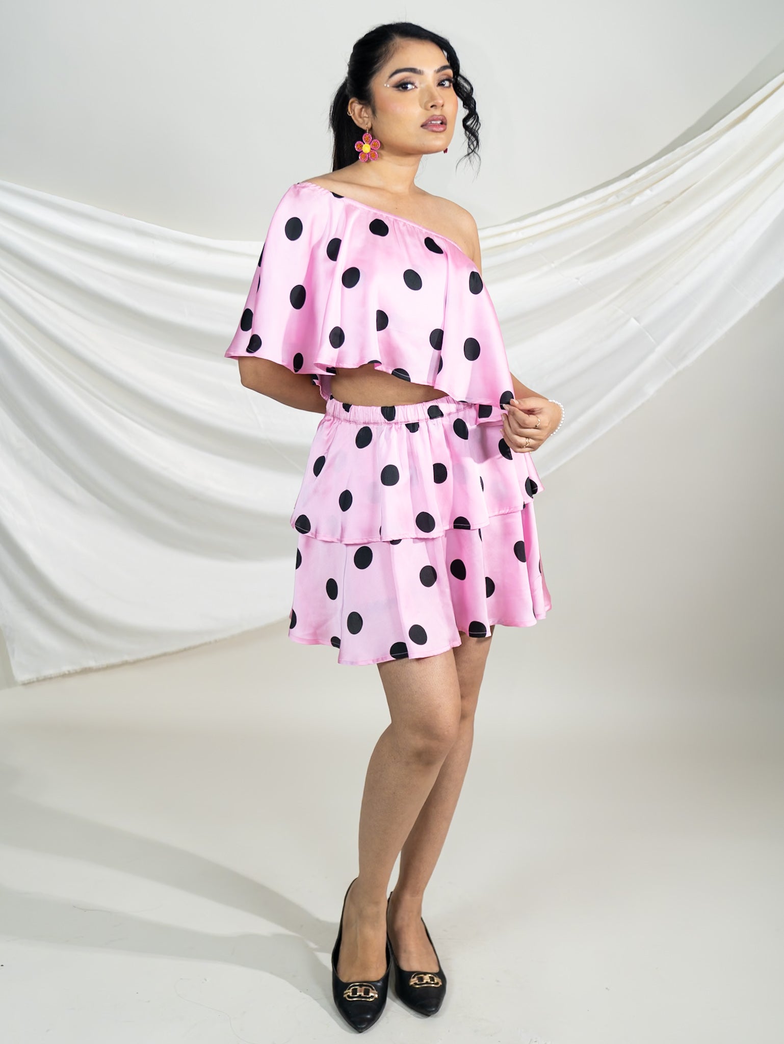 Playful Pink Polka Co-ord set