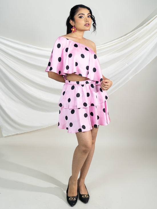 Playful Pink Polka Co-ord set