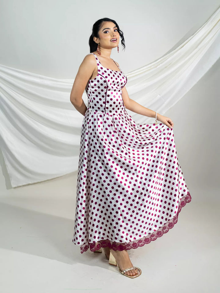 Polka Princess Maxi dress