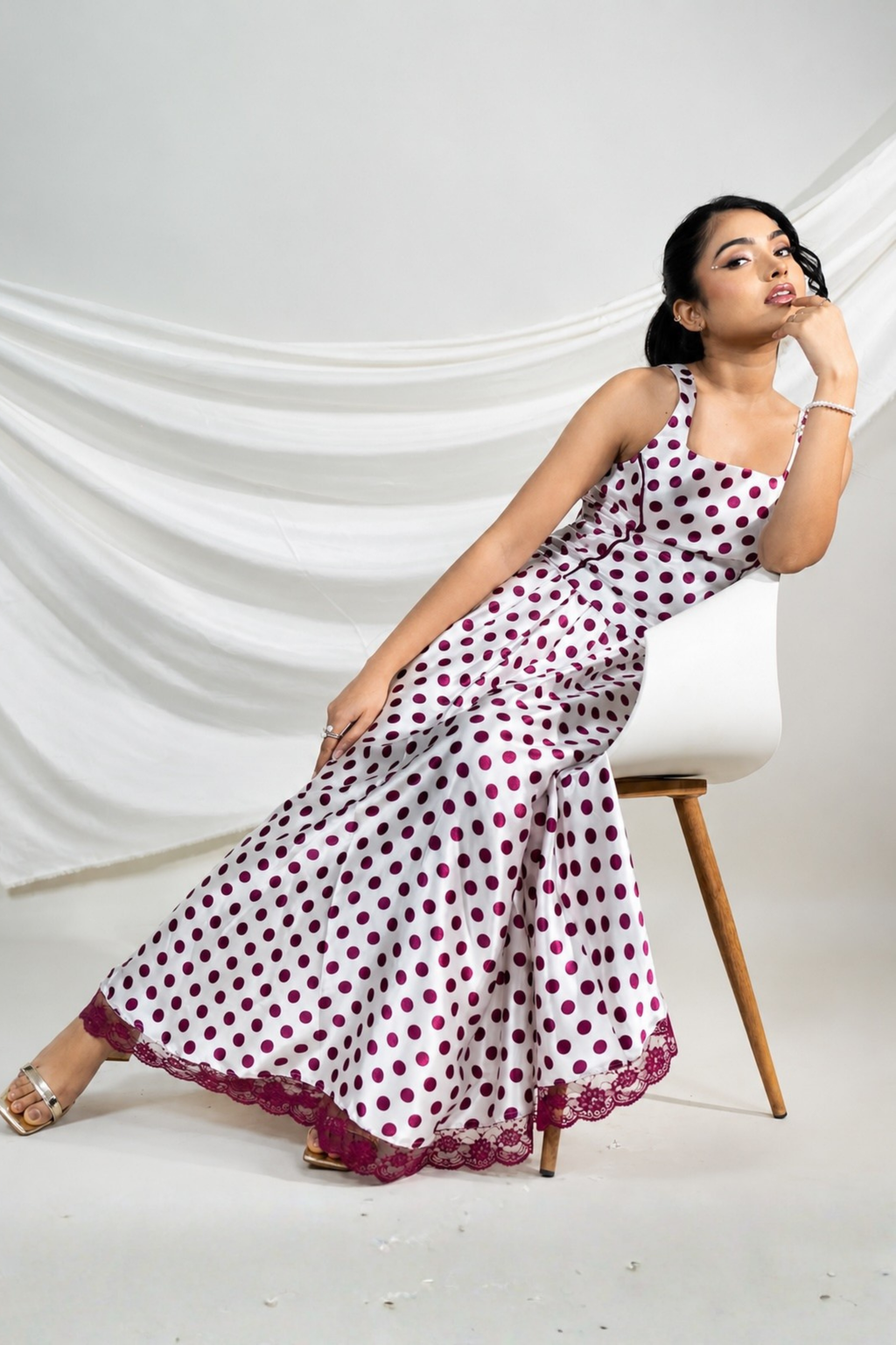 Polka Princess Maxi dress