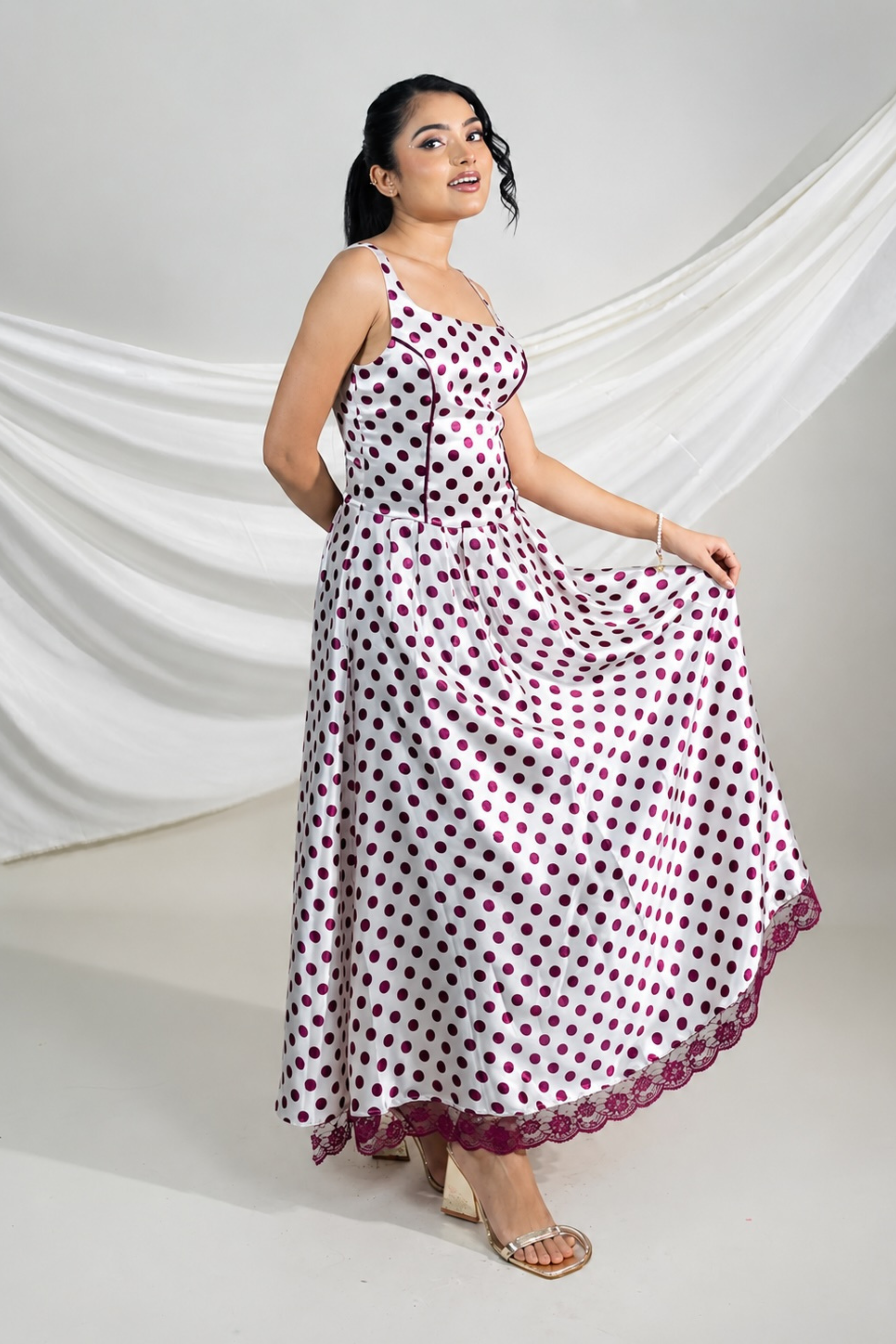 Polka Princess Maxi dress