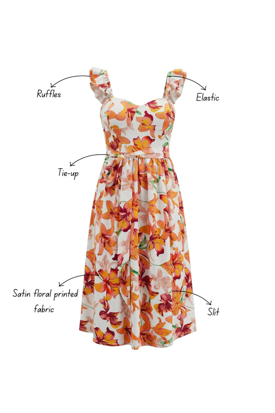 Orange Blossom Spritz Dress