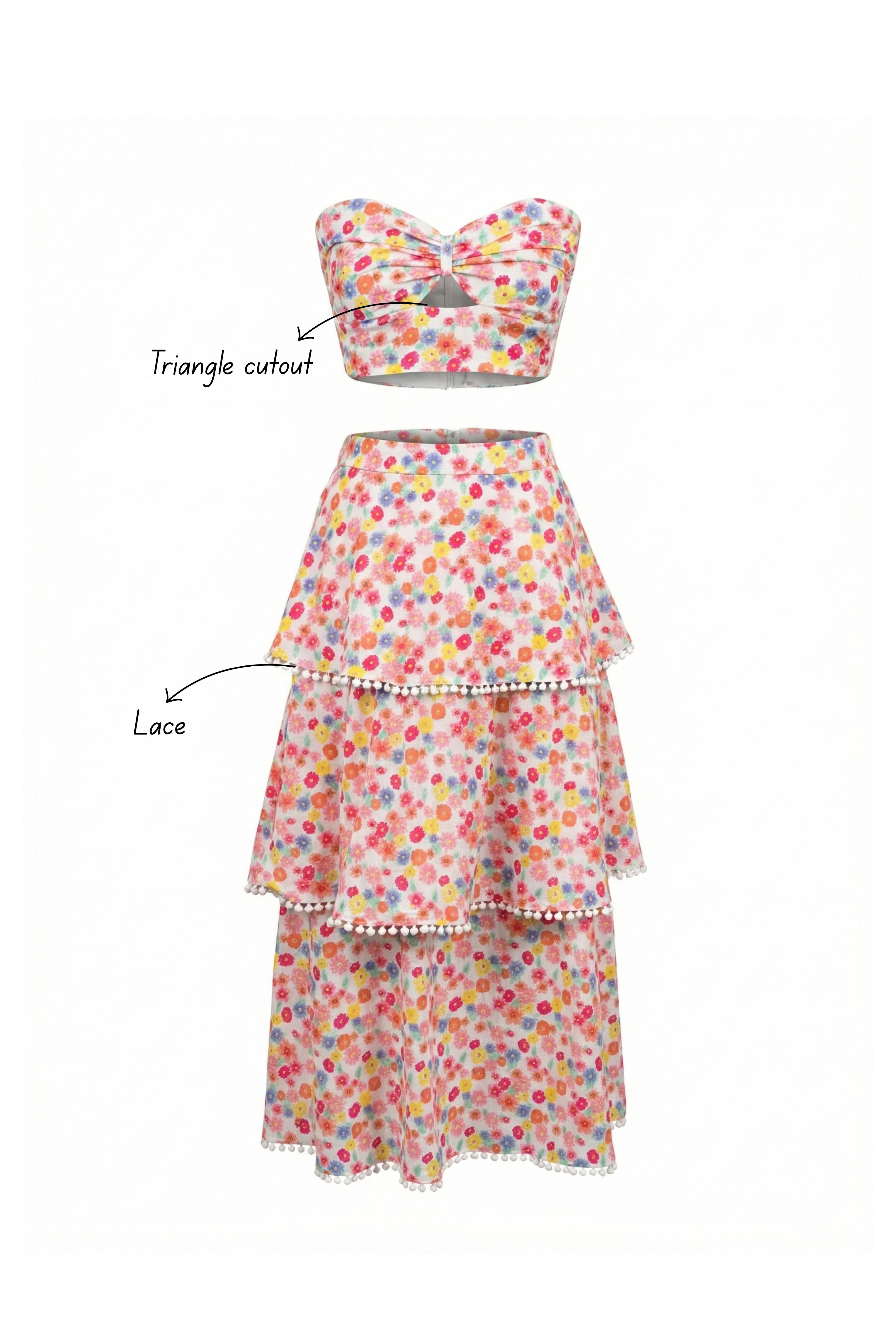 Floral Sangria Co-ord Set
