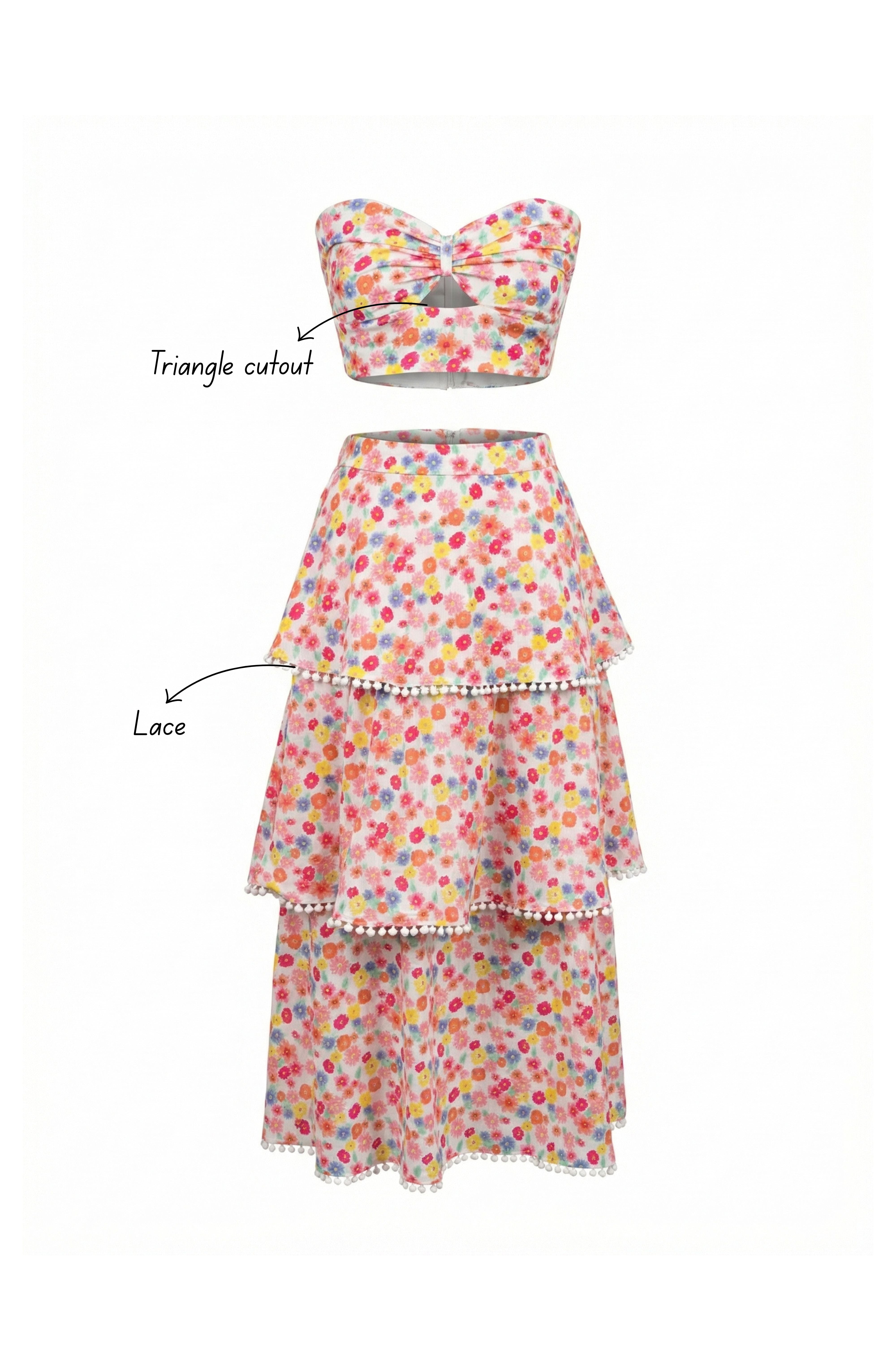 Floral Sangria Co-ord Set