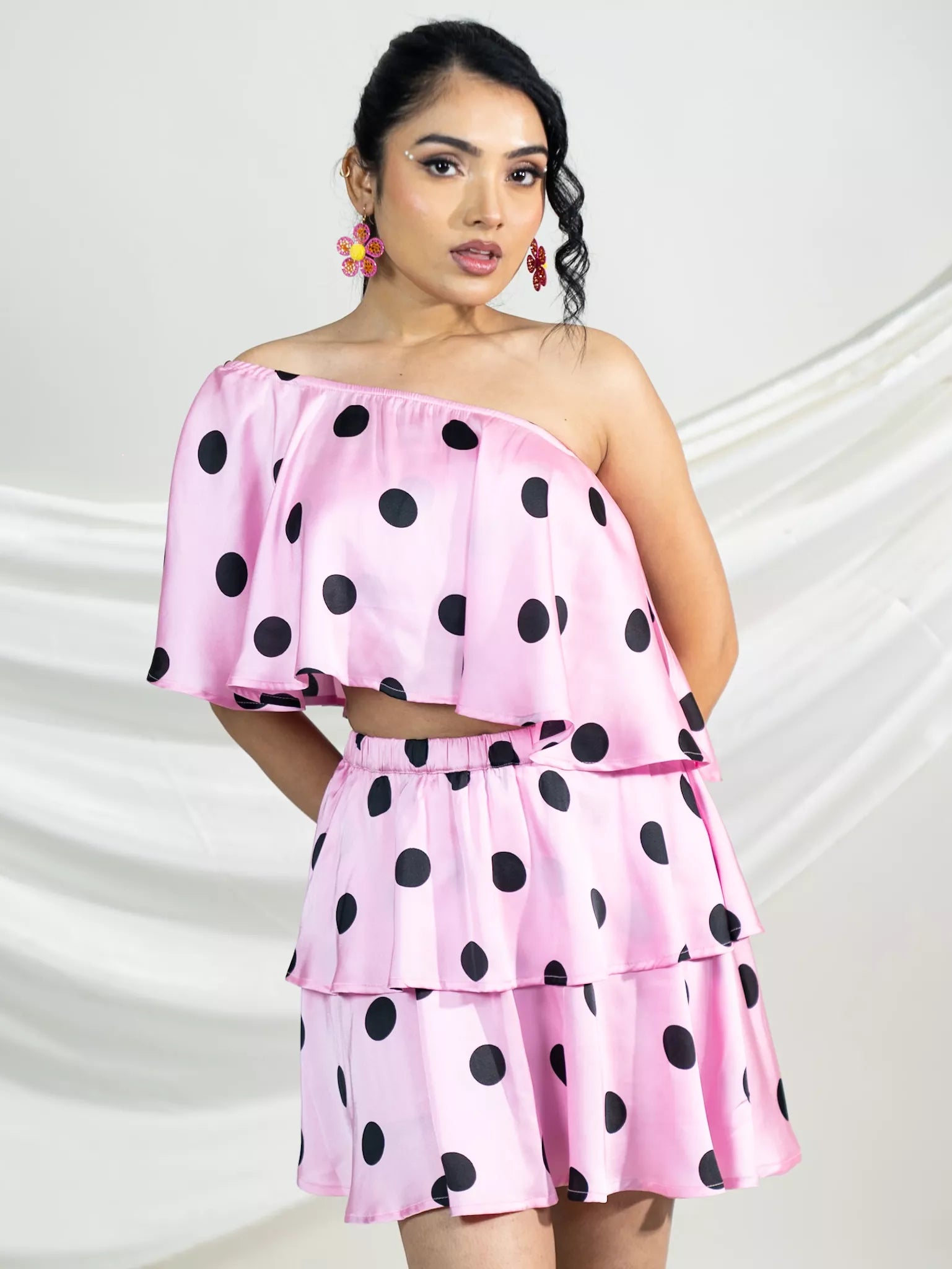 Playful Pink Polka Co-ord set