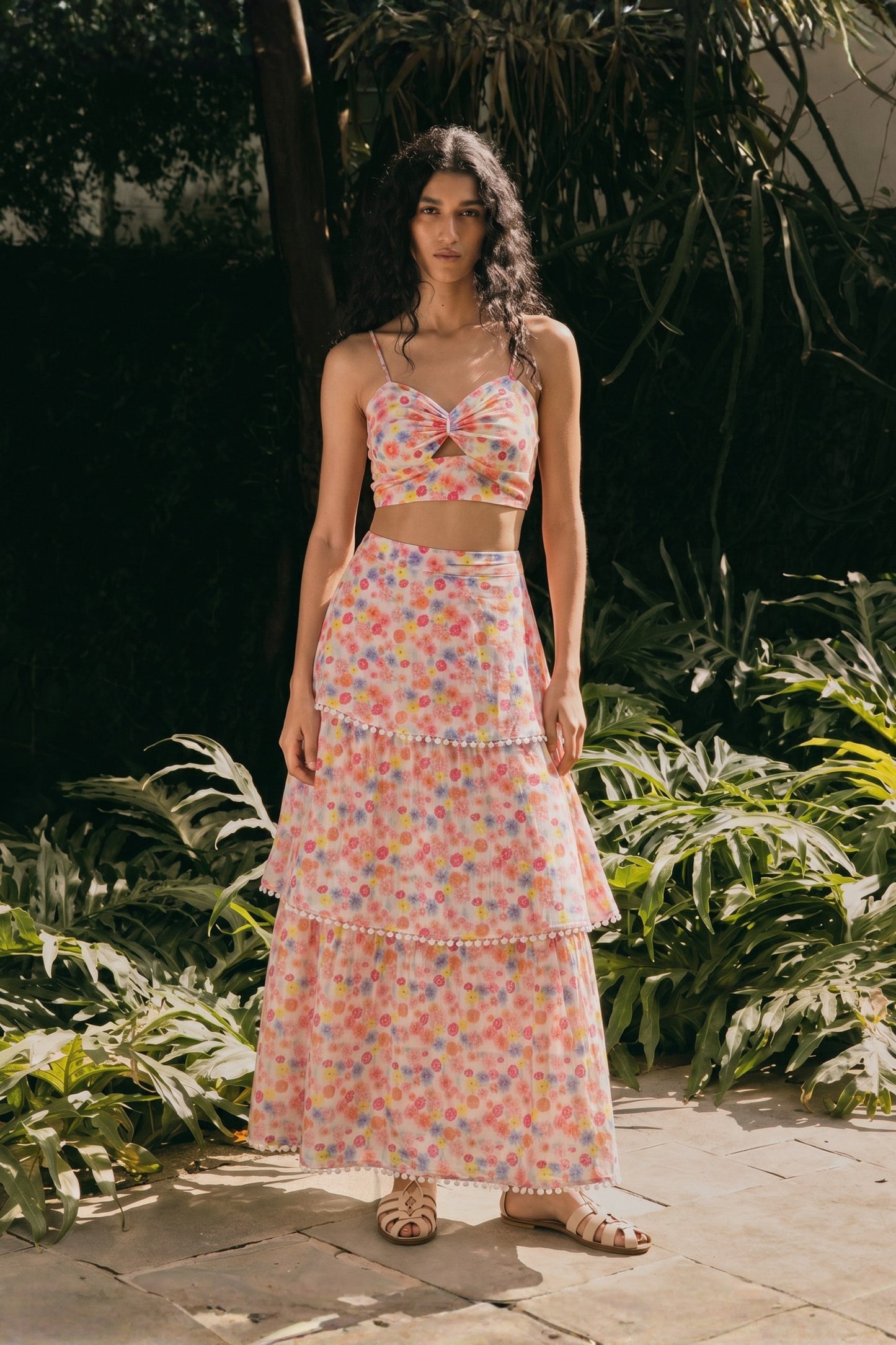 Floral Sangria Co-ord Set