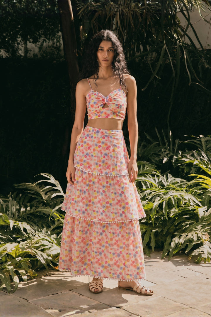 Floral Sangria Co-ord Set