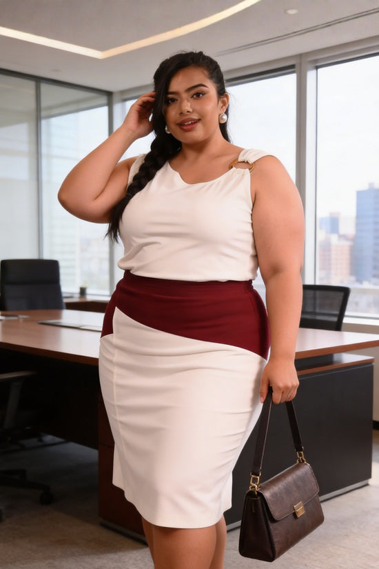 White Buckel Top