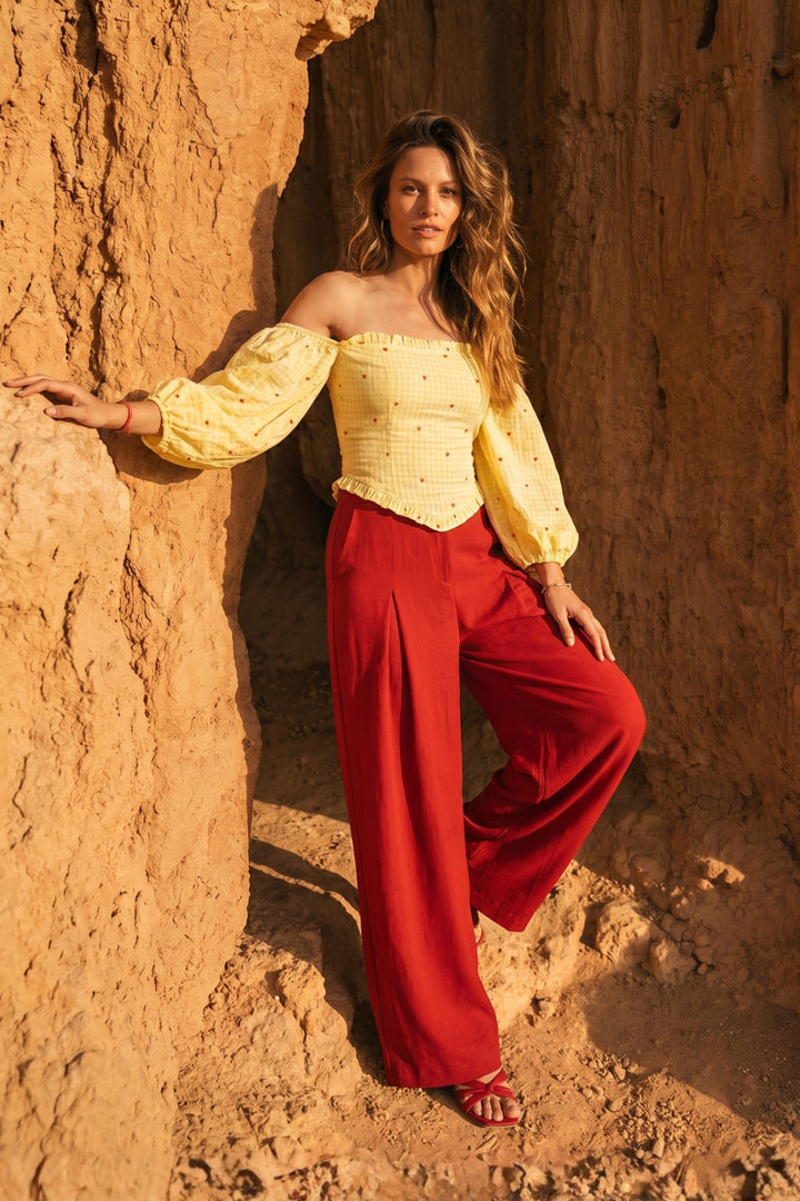 Sunset Muse Off-Shoulder Co-ord Set