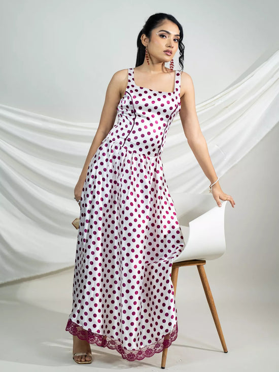 Polka Princess Maxi dress