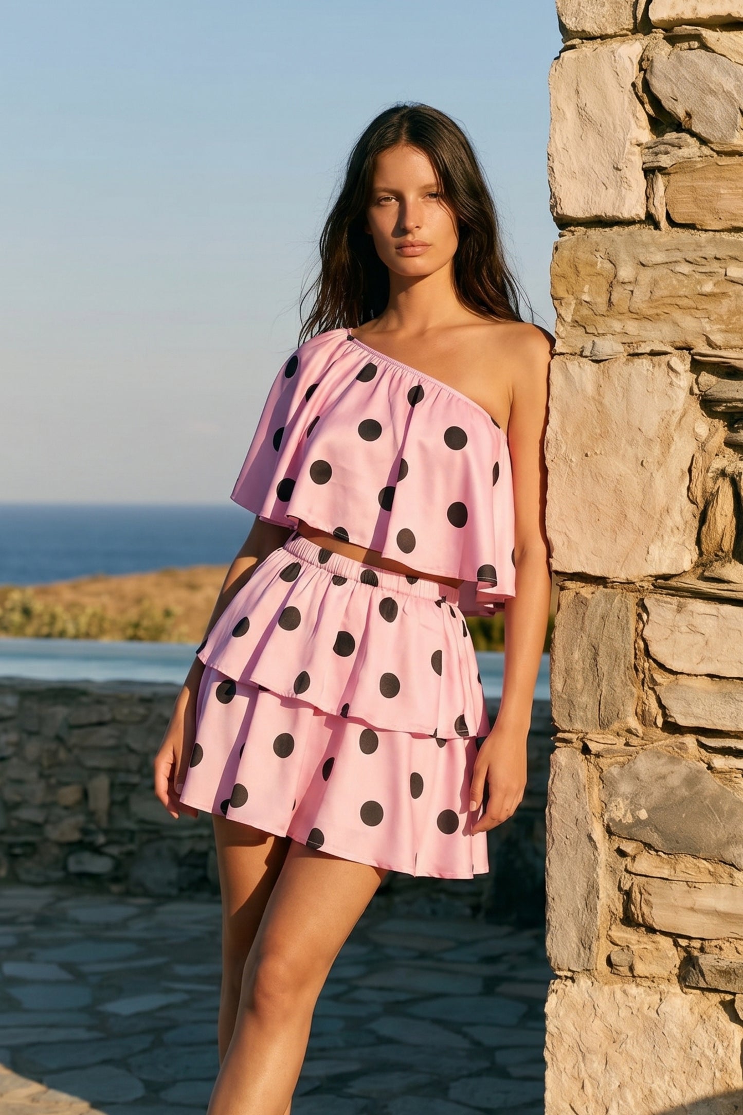 Playful Pink Polka Co-ord set