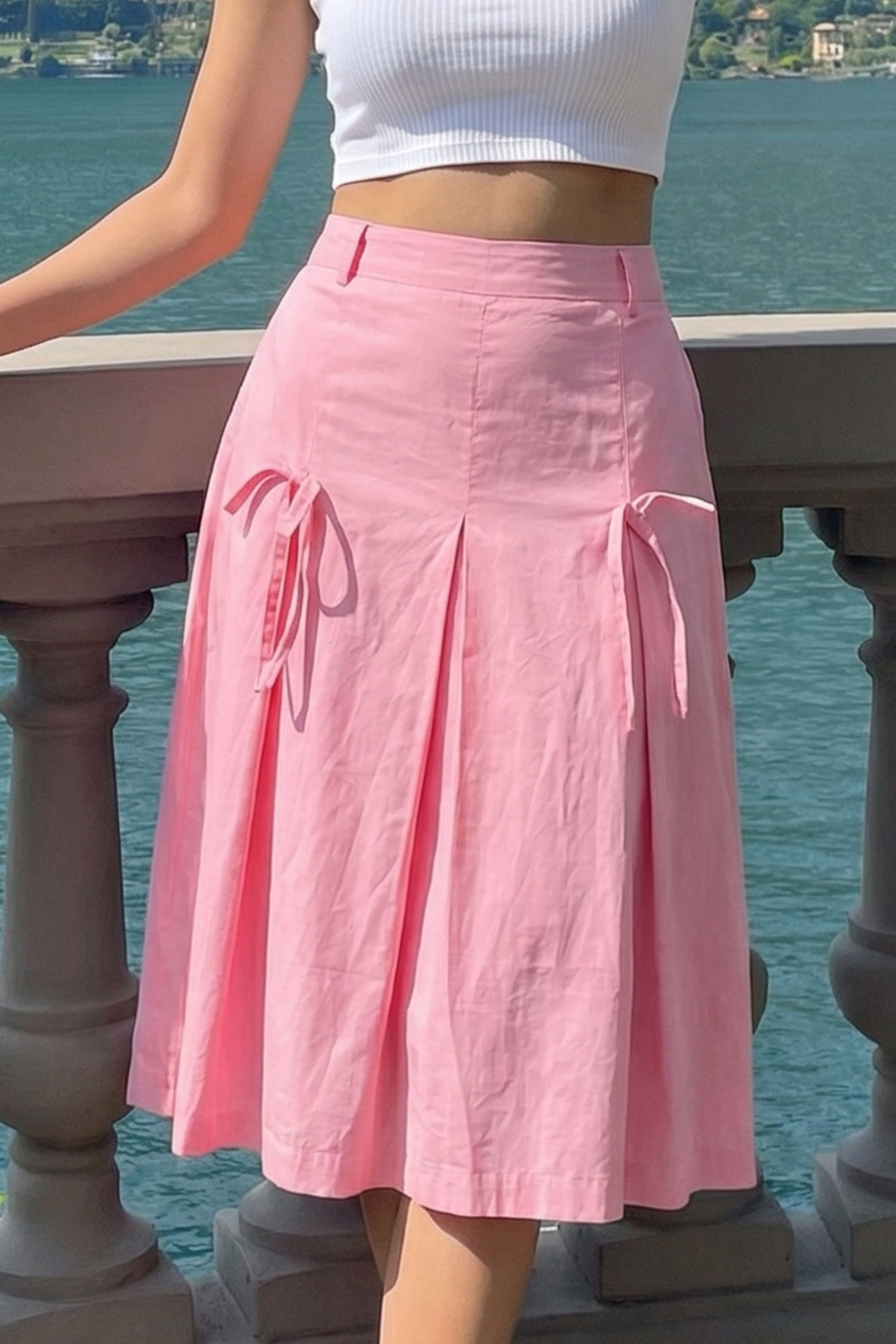 Pink Bow Skirt