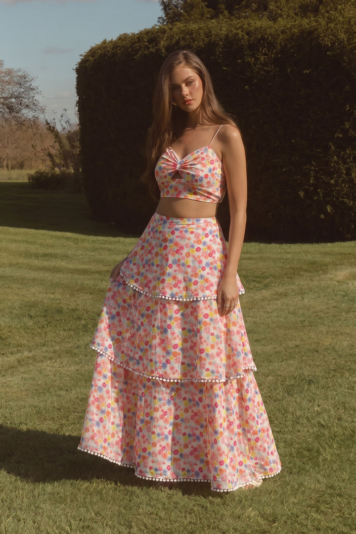 Floral Sangria Co-Ord Set