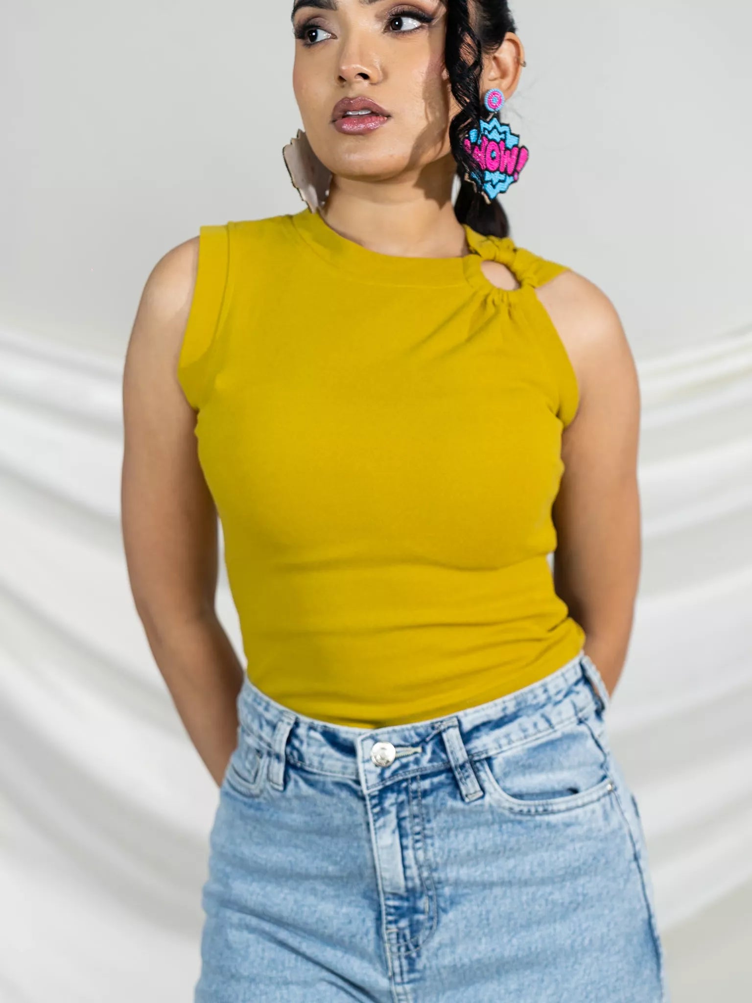 Olive Buckel Top