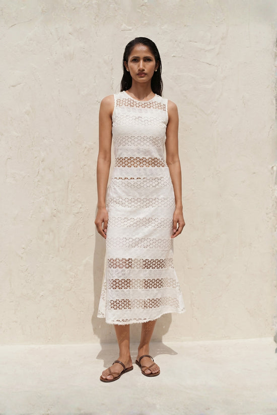 Sculpted Crochet Dress