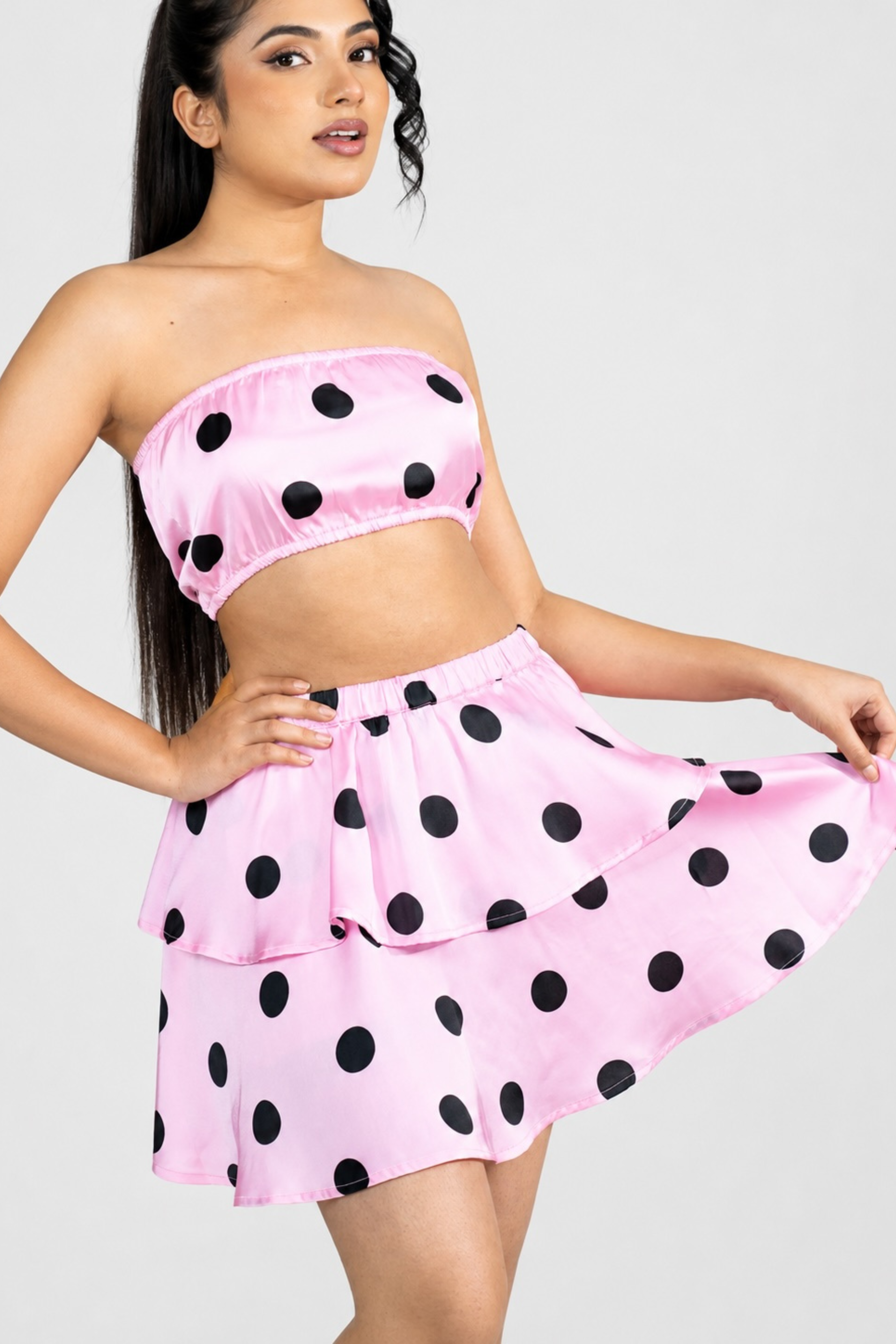 Playful Pink Polka Co-ord set