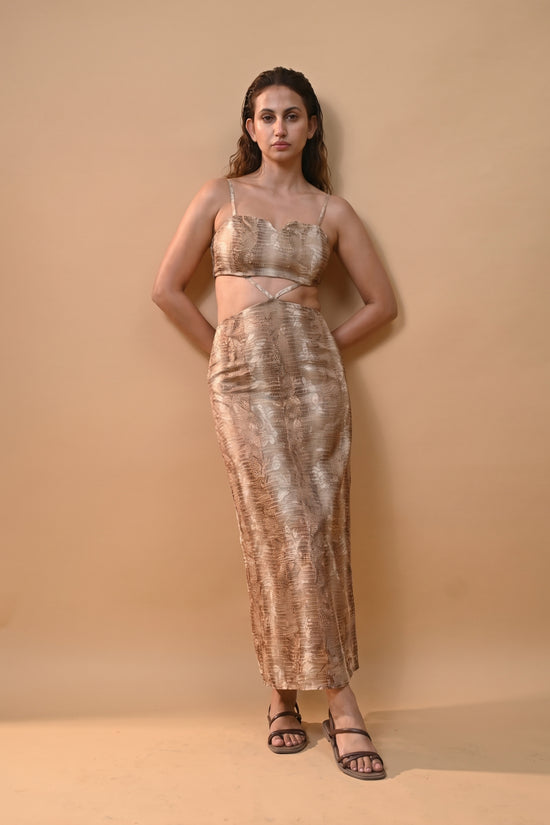 Rustic Luxe Strappy Dress