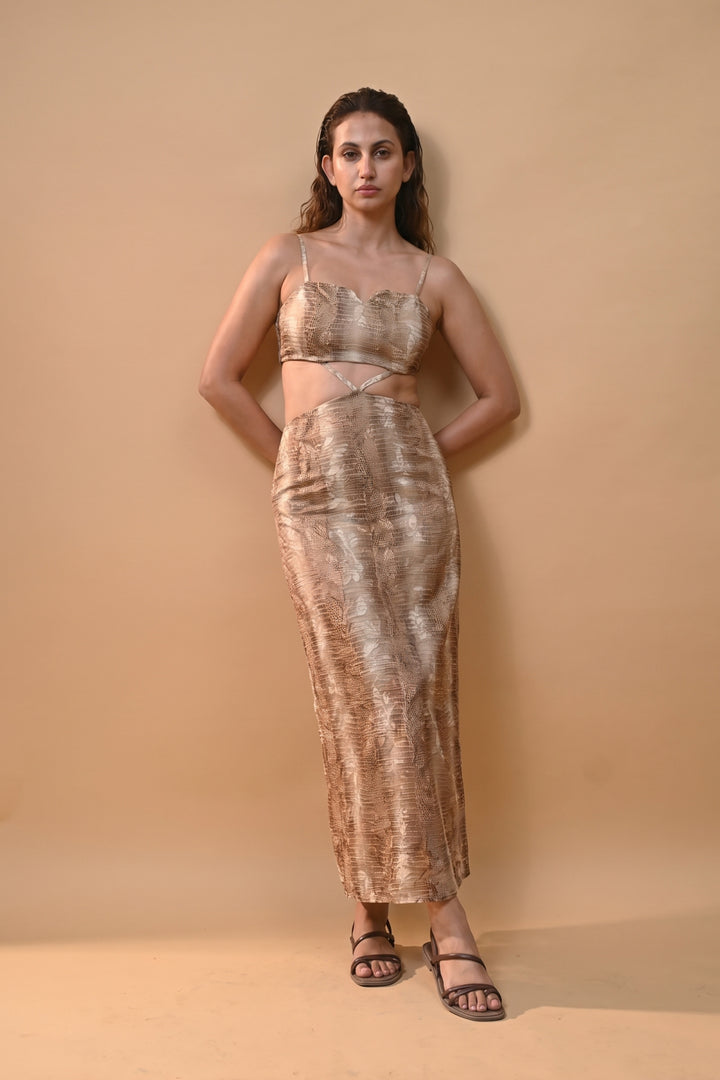 Rustic Luxe Strappy Dress