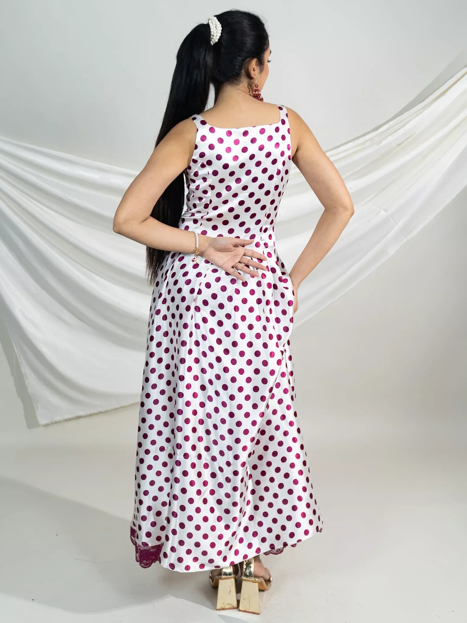 Polka Princess Maxi dress
