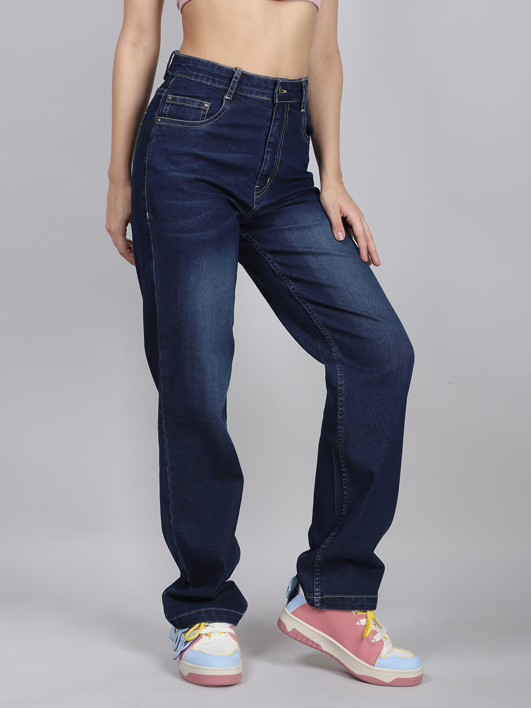 Basic Fit Pocket Blue Denim