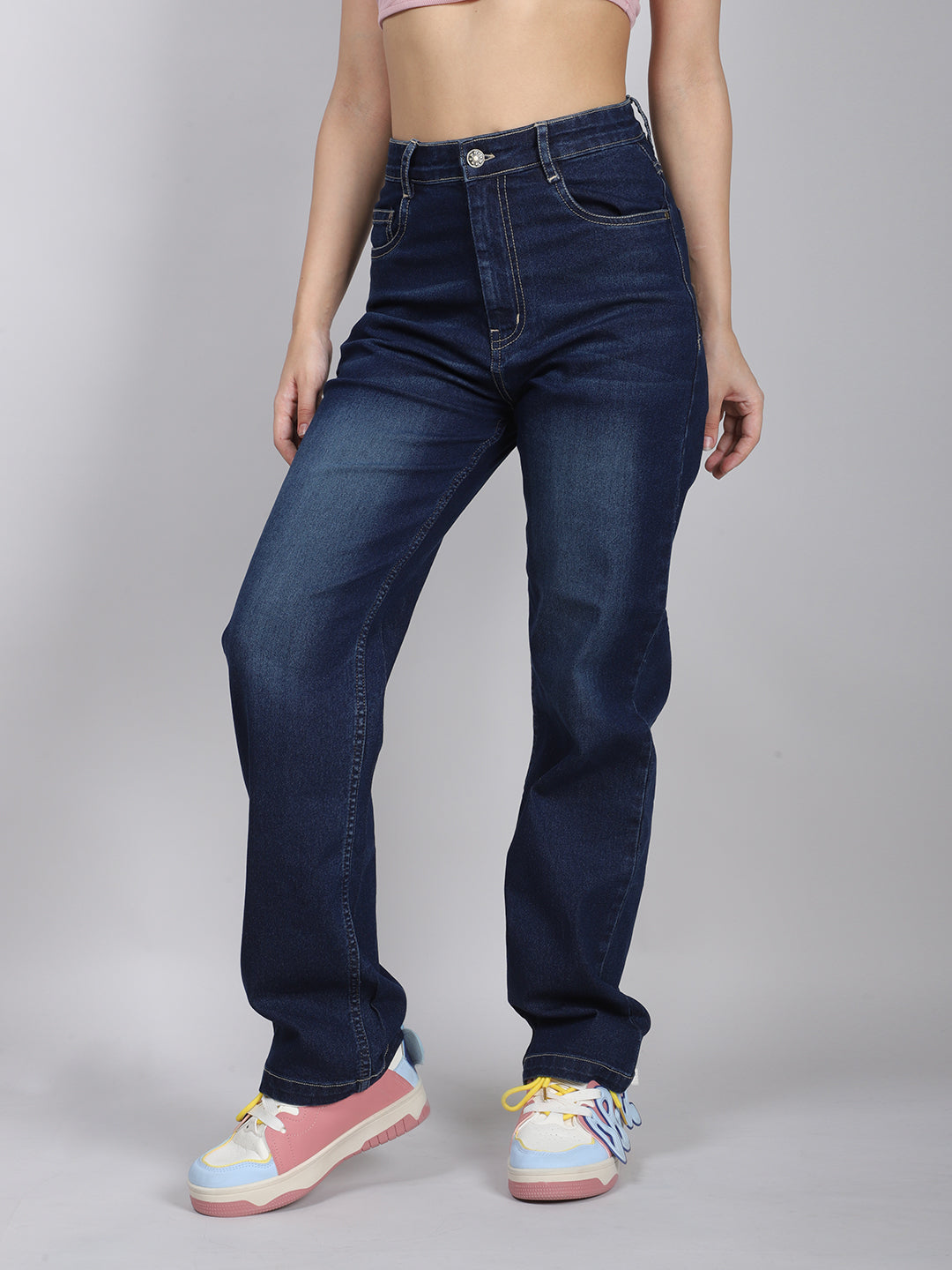 BASIC FIT POCKET BLUE DENIM